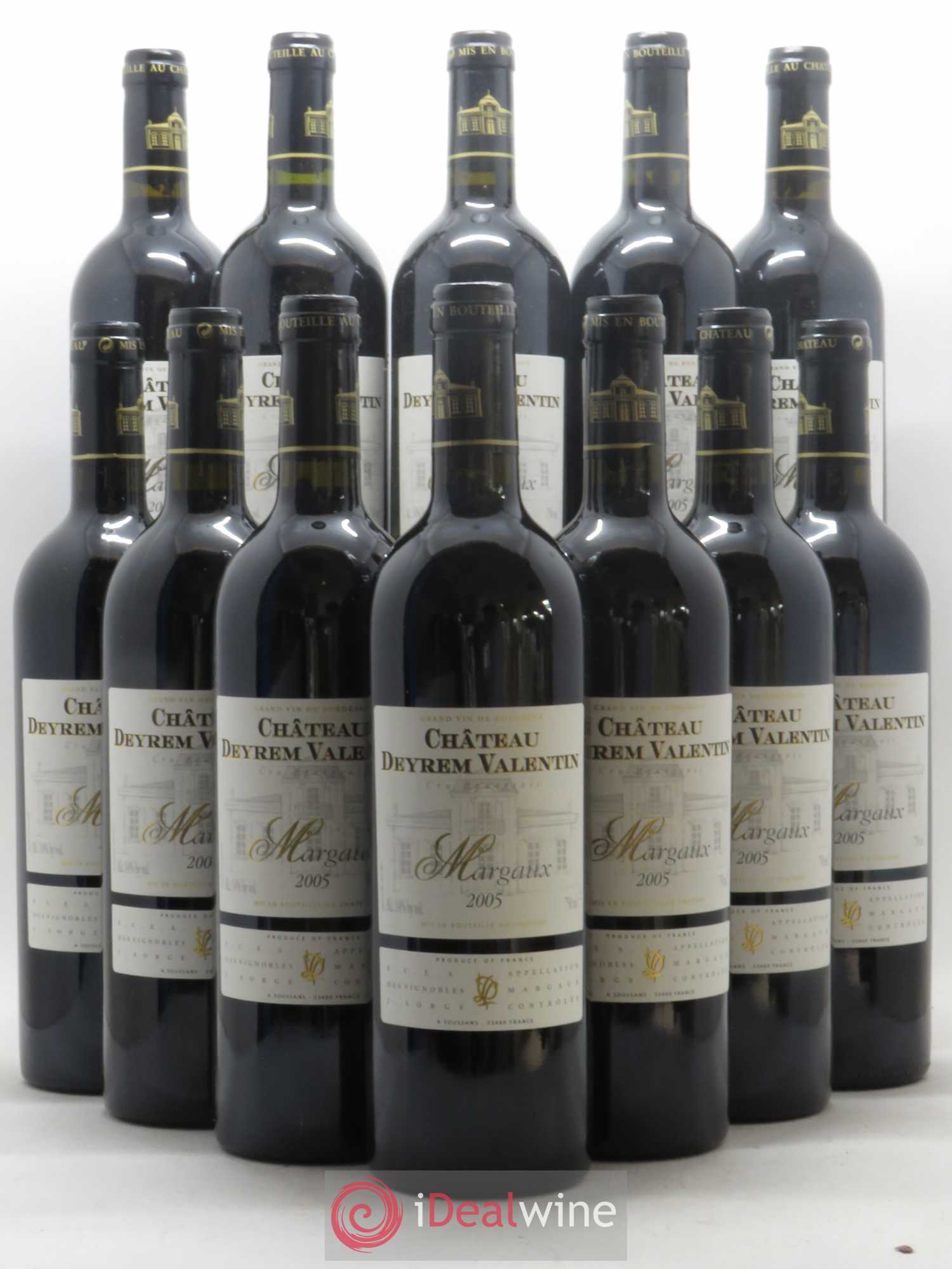 Château Deyrem Valentin Cru Bourgeois 2005 - Lot de 12 bouteilles - 0