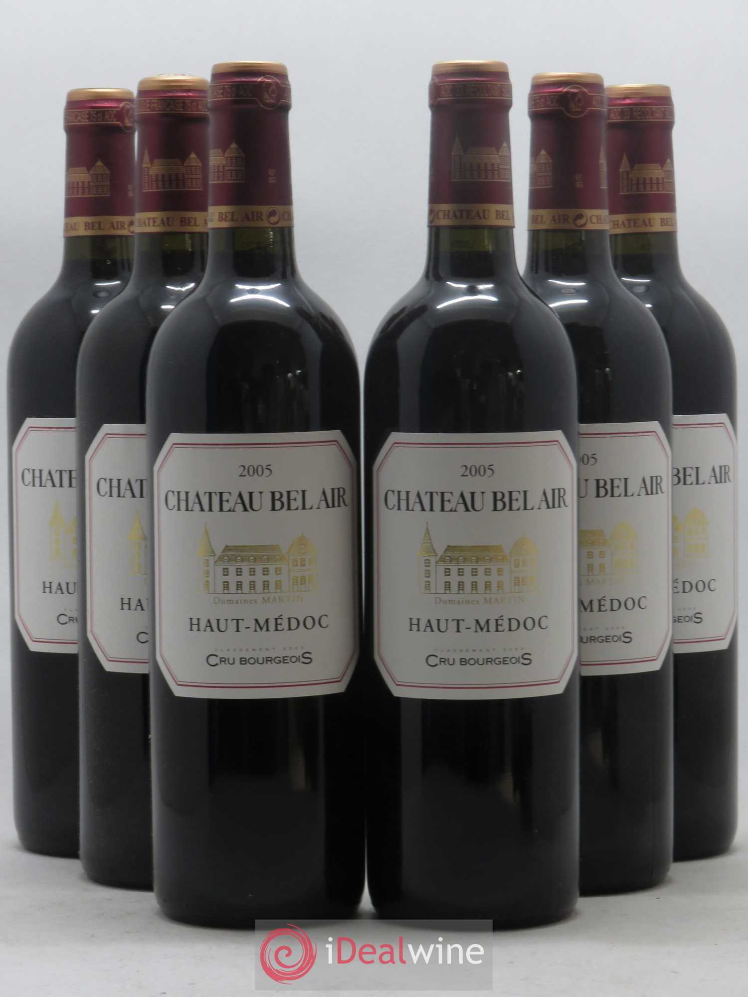 Château Bel Air 2005 - Lot de 6 bouteilles - 0