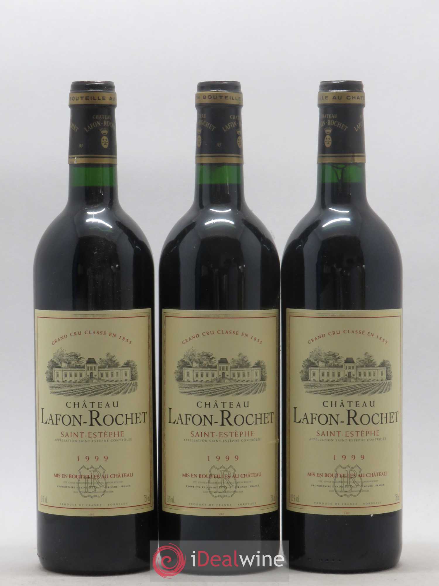 Château Lafon Rochet 4ème Grand Cru Classé 1999 - Lot de 12 bouteilles - 1