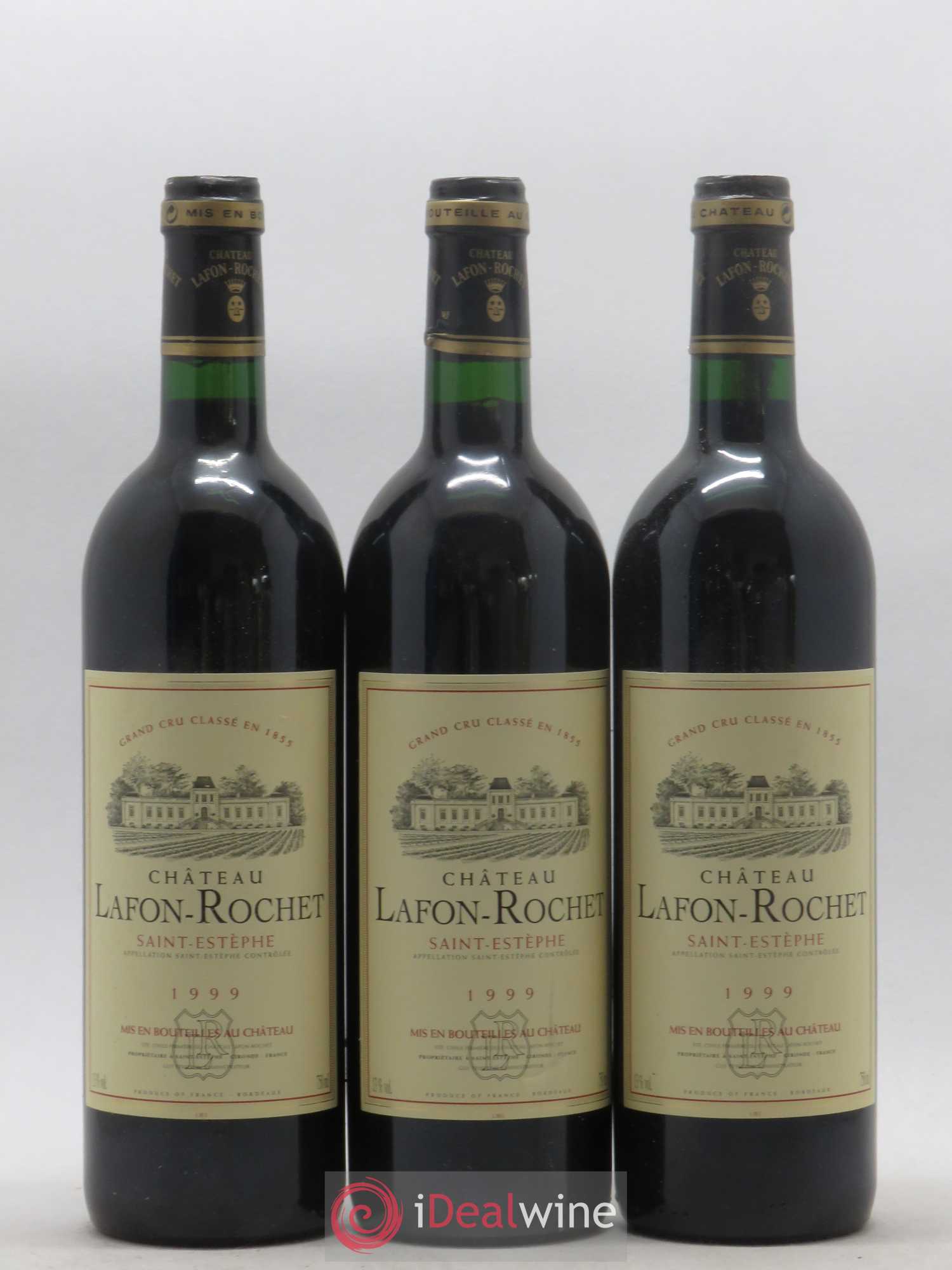 Château Lafon Rochet 4ème Grand Cru Classé 1999 - Lot de 12 bouteilles - 2