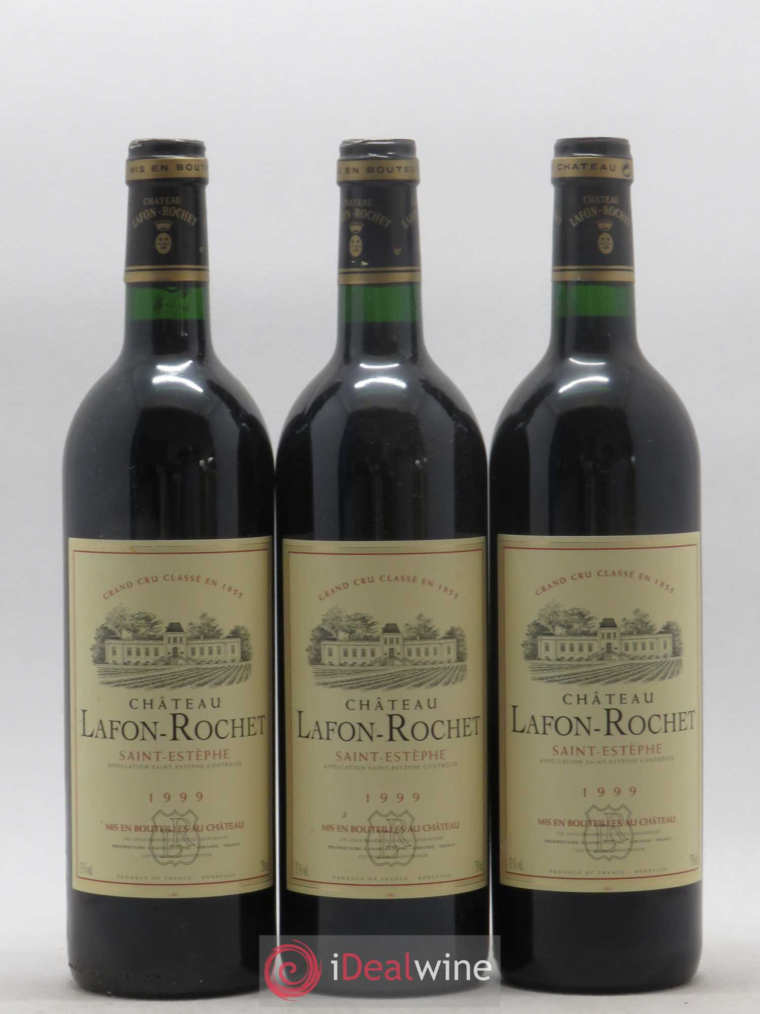 Château Lafon Rochet 4ème Grand Cru Classé 1999 - Lot de 12 bouteilles - 3