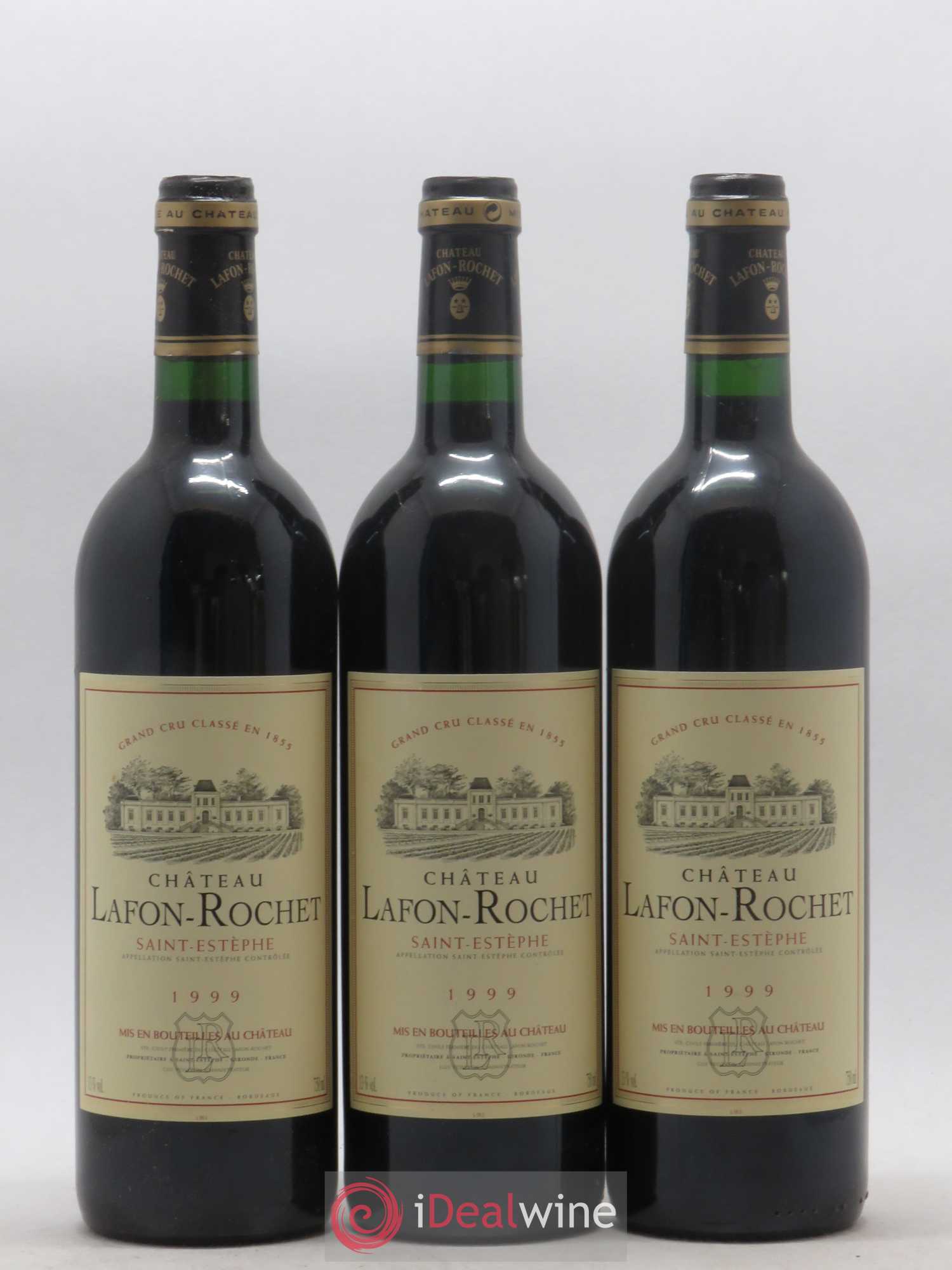 Château Lafon Rochet 4ème Grand Cru Classé 1999 - Lot de 12 bouteilles - 4