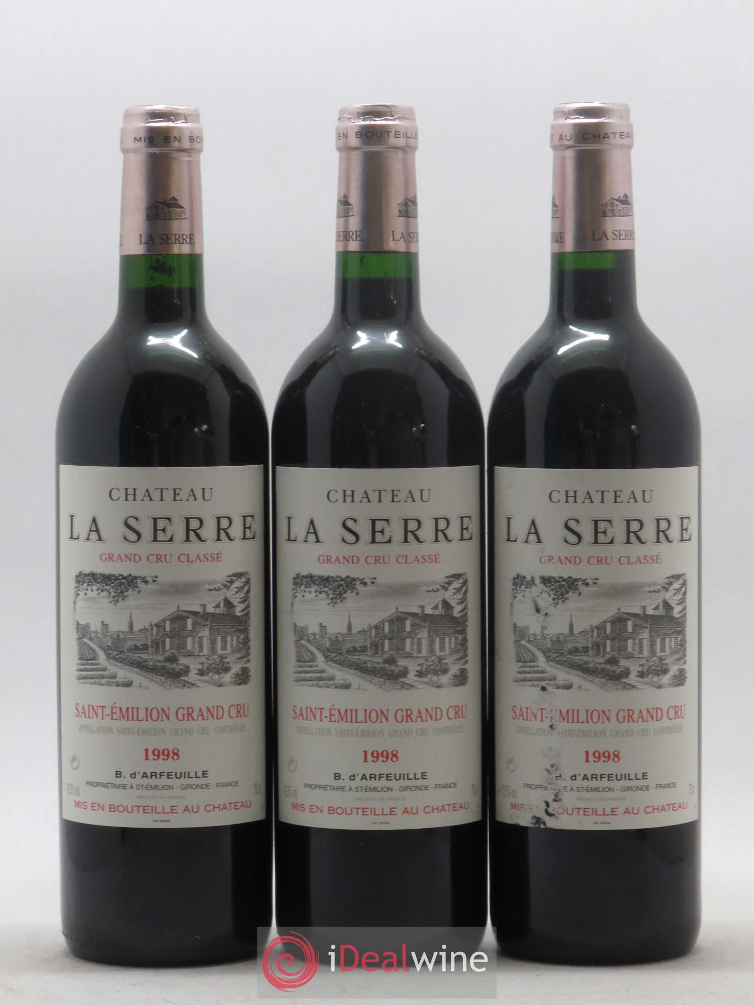 Château la Serre Grand Cru Classé 1998 - Lot de 12 bouteilles - 4