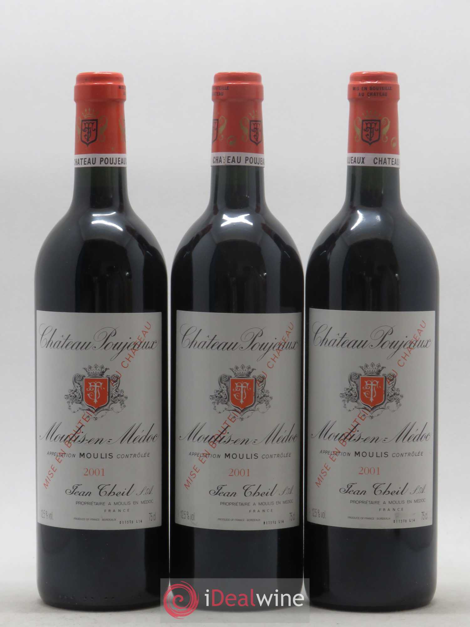 Château Poujeaux 2001 - Lot de 12 bouteilles - 3