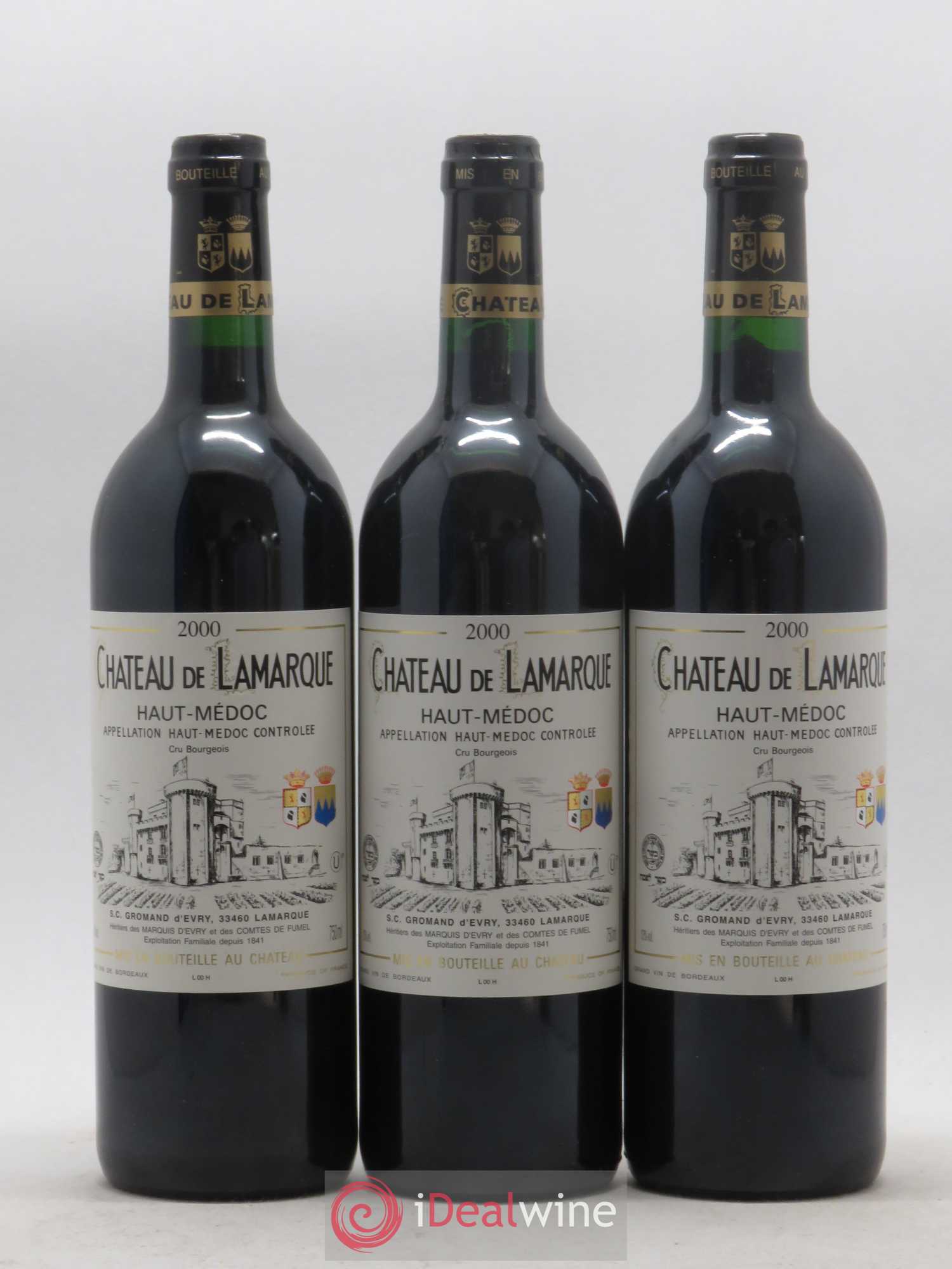 Château de Lamarque Cru Bourgeois 2000 - Lot de 12 bouteilles - 4