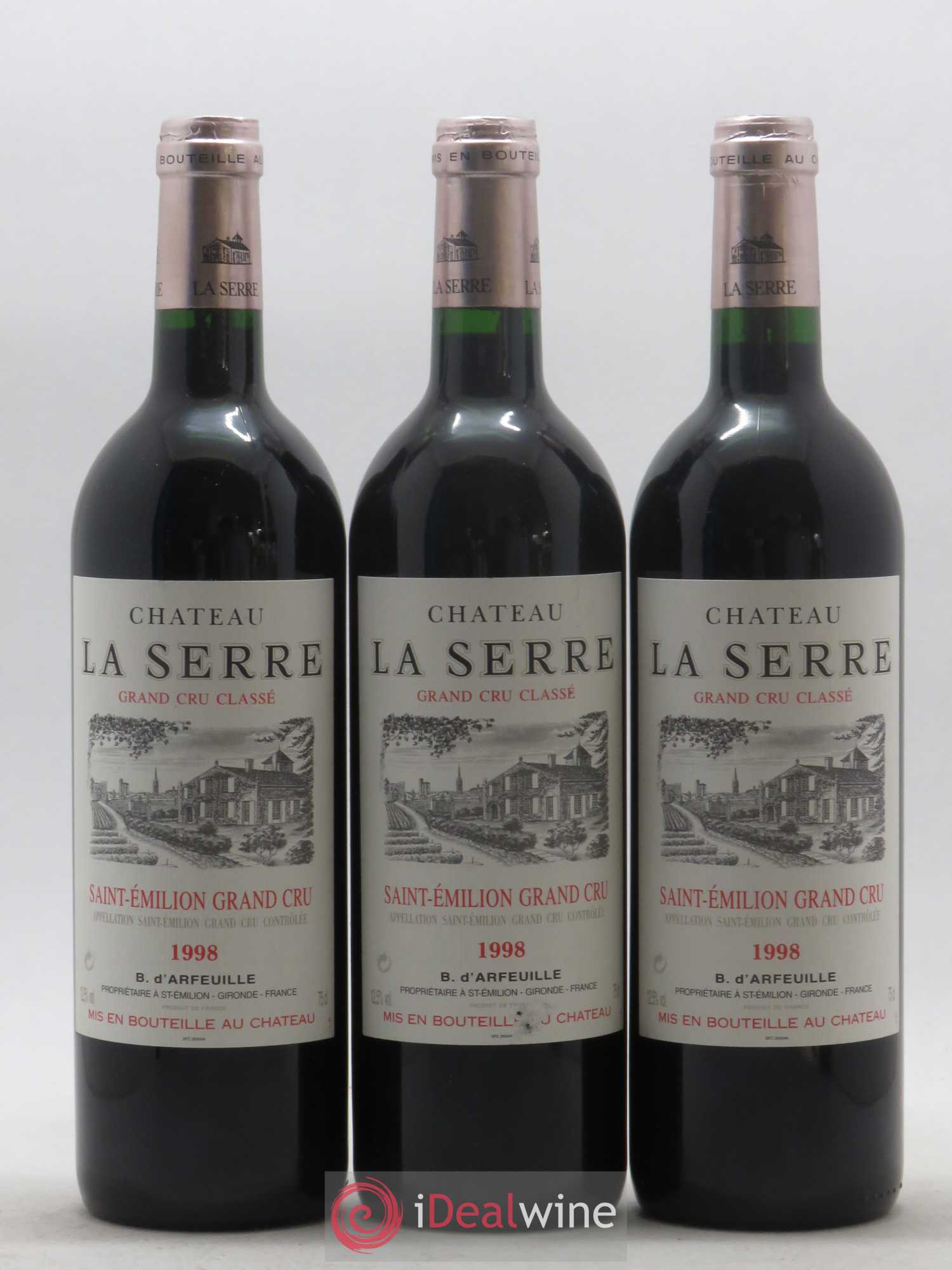 Château la Serre Grand Cru Classé 1998 - Lot de 12 bouteilles - 3
