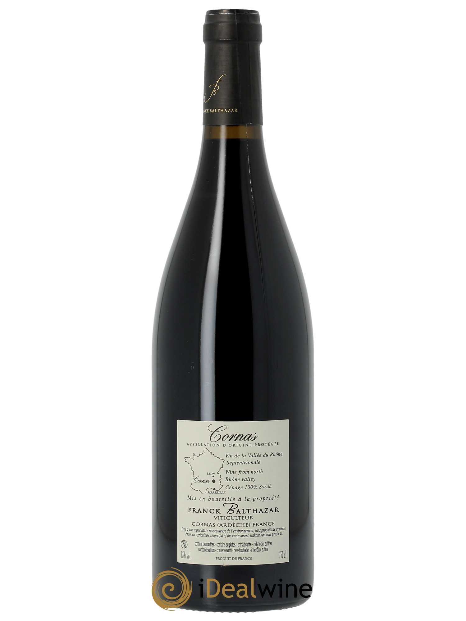 Cornas Chaillot Franck Balthazar (Domaine)  2021 - Lot de 1 bouteille - 1