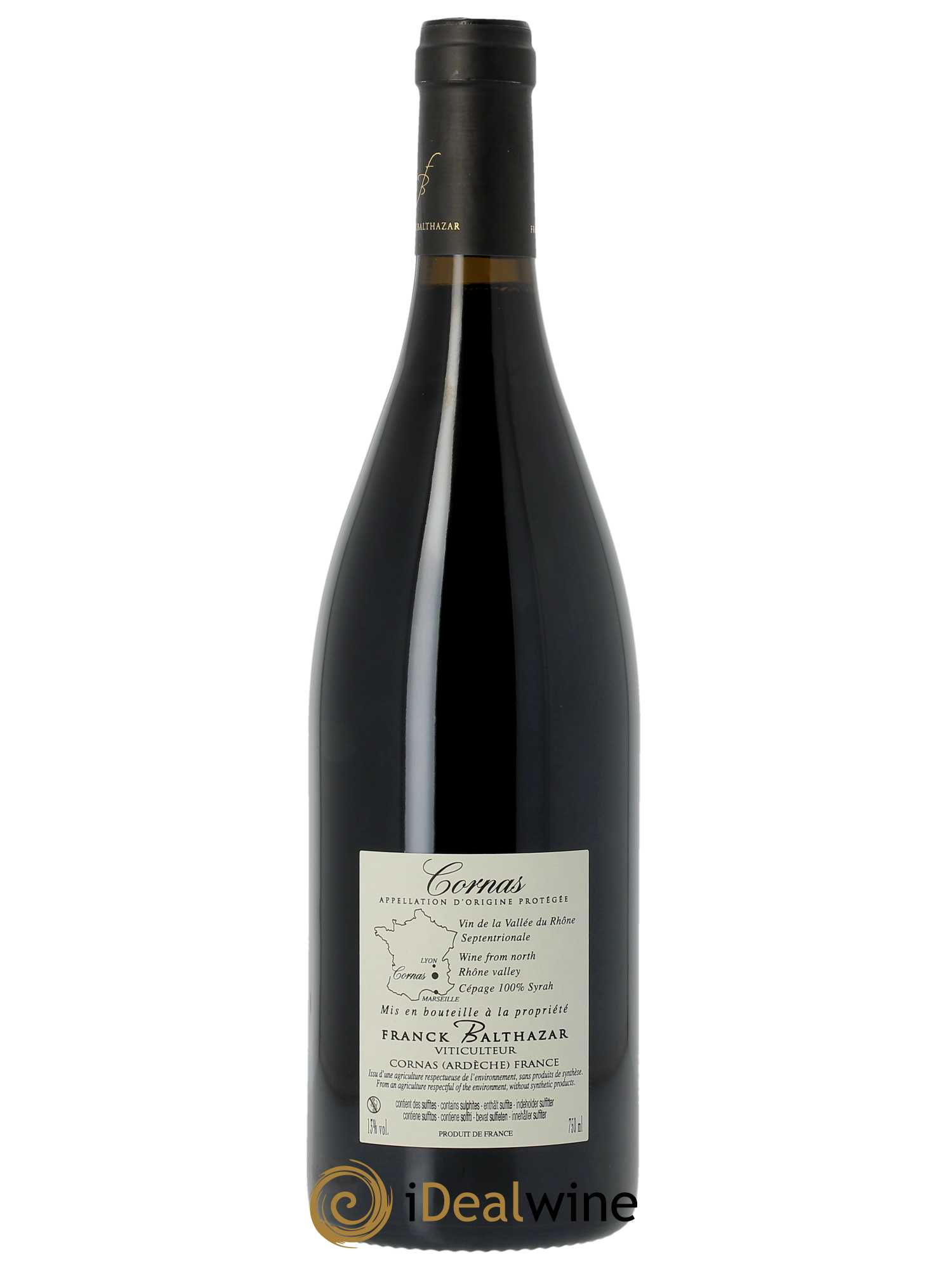 Cornas Cuvée sans soufre Franck Balthazar (Domaine) 2021 - Lot of 1 bottle - 1