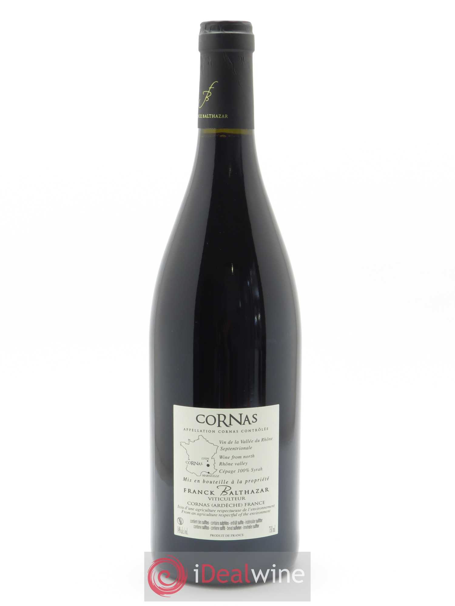 Cornas Cuvée sans soufre Franck Balthazar (Domaine) 2019 - Lot de 1 bouteille - 1