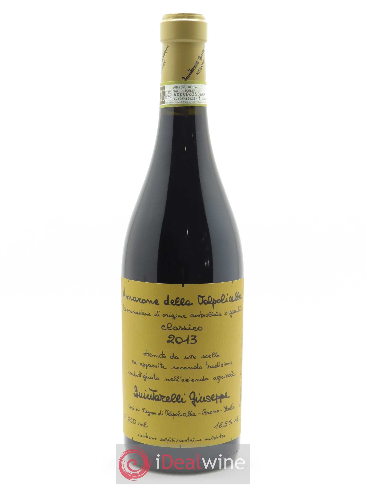 Amarone della Valpolicella Classico Superiore DOCG Giuseppe Quintarelli 2013 - Lot de 1 bouteille - 0