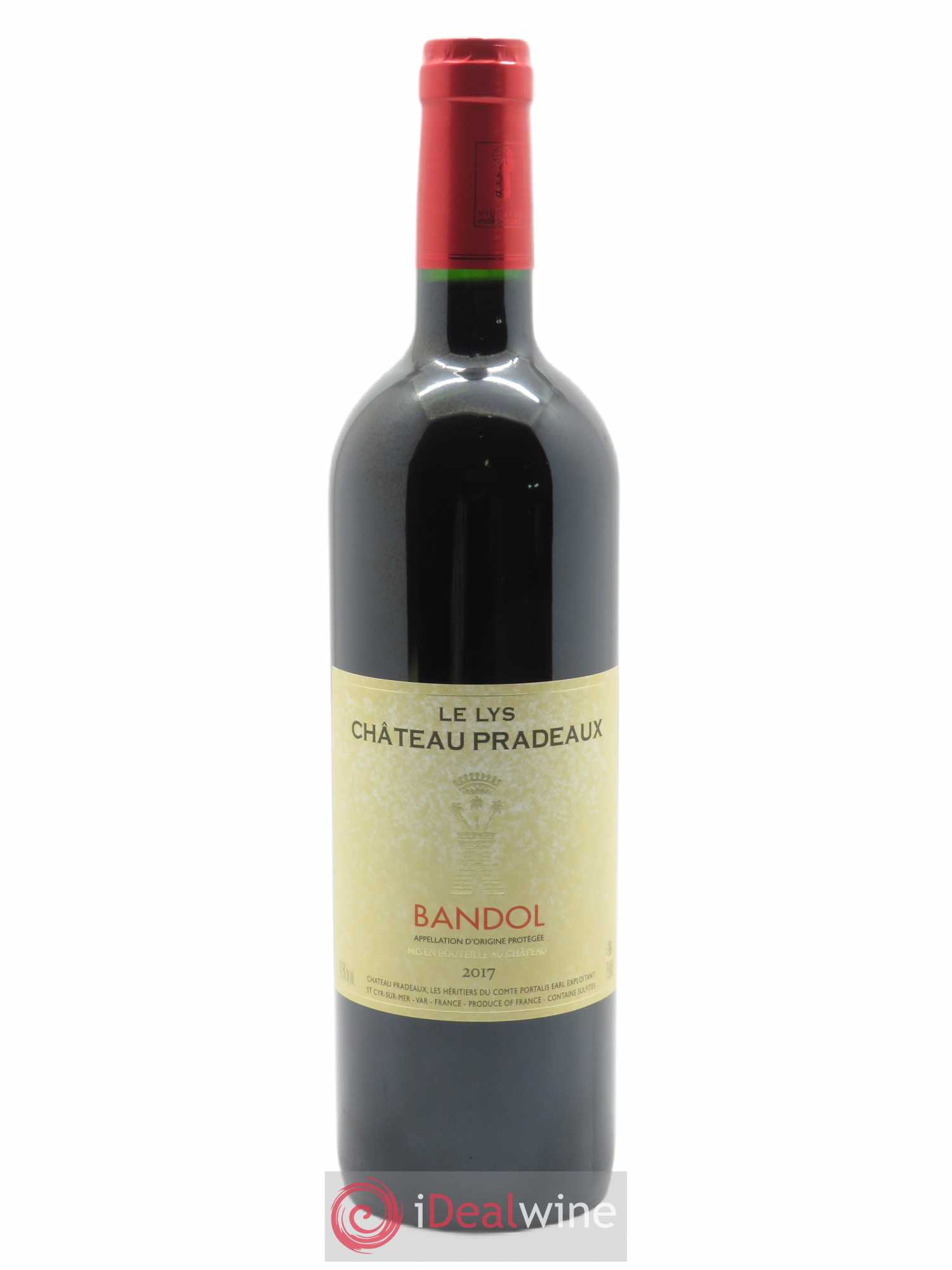 Bandol Château Pradeaux Le Lys Famille Portalis 2017 - Lot of 1 bottle - 0