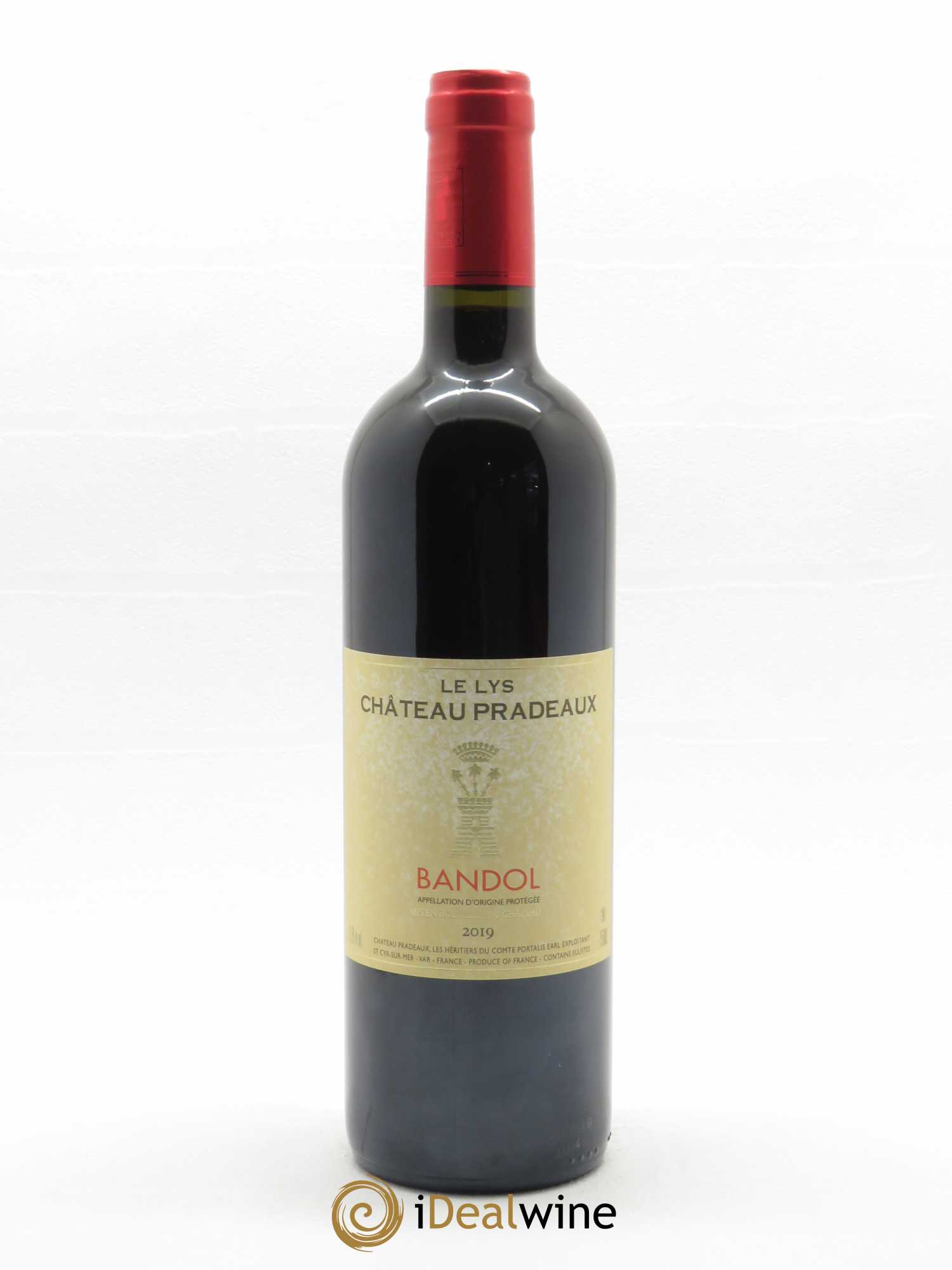 Bandol Château Pradeaux Le Lys Famille Portalis 2019 - Lot of 1 bottle - 0