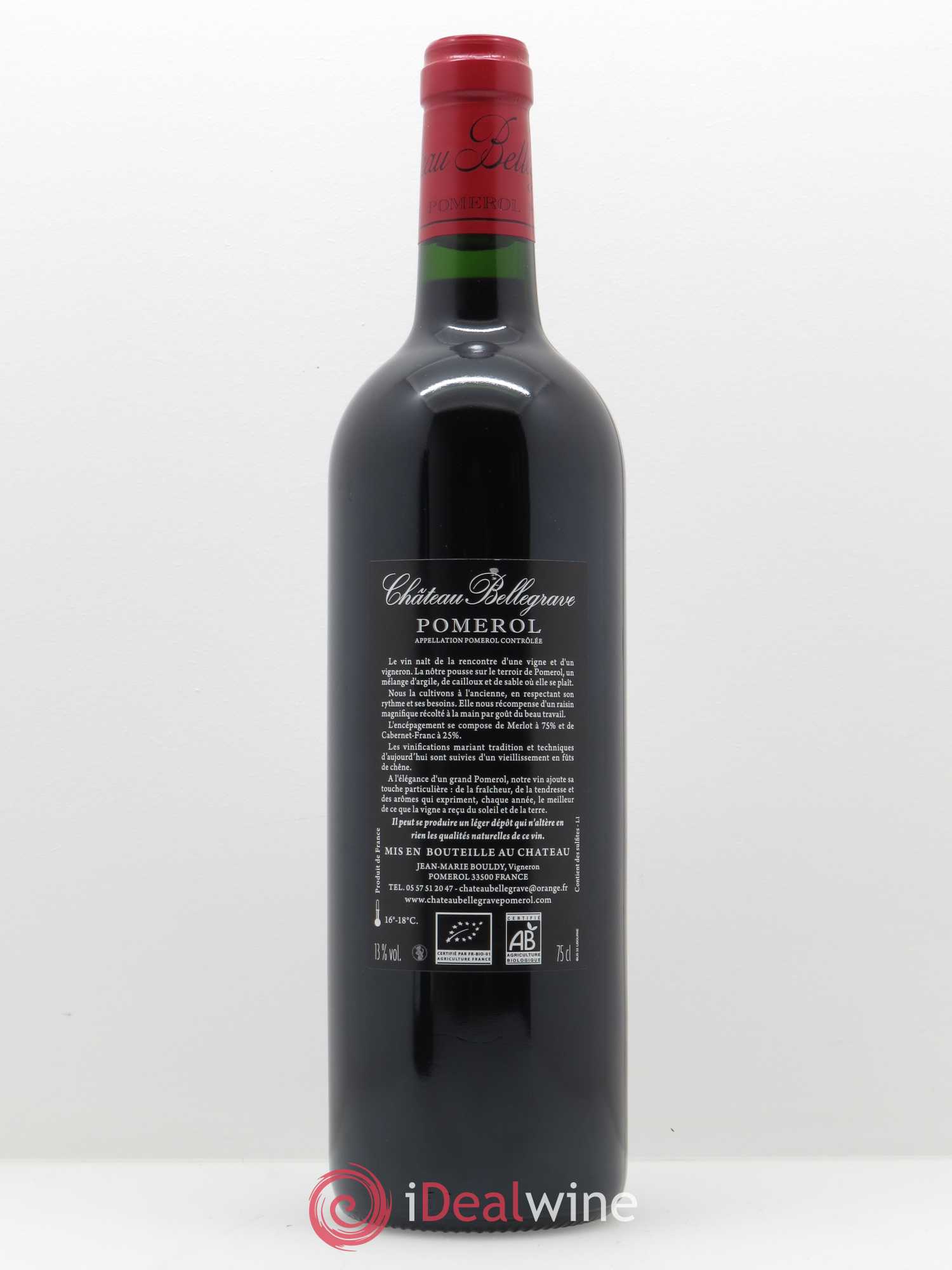 Château Bellegrave 2014 - Lot de 1 bouteille - 1
