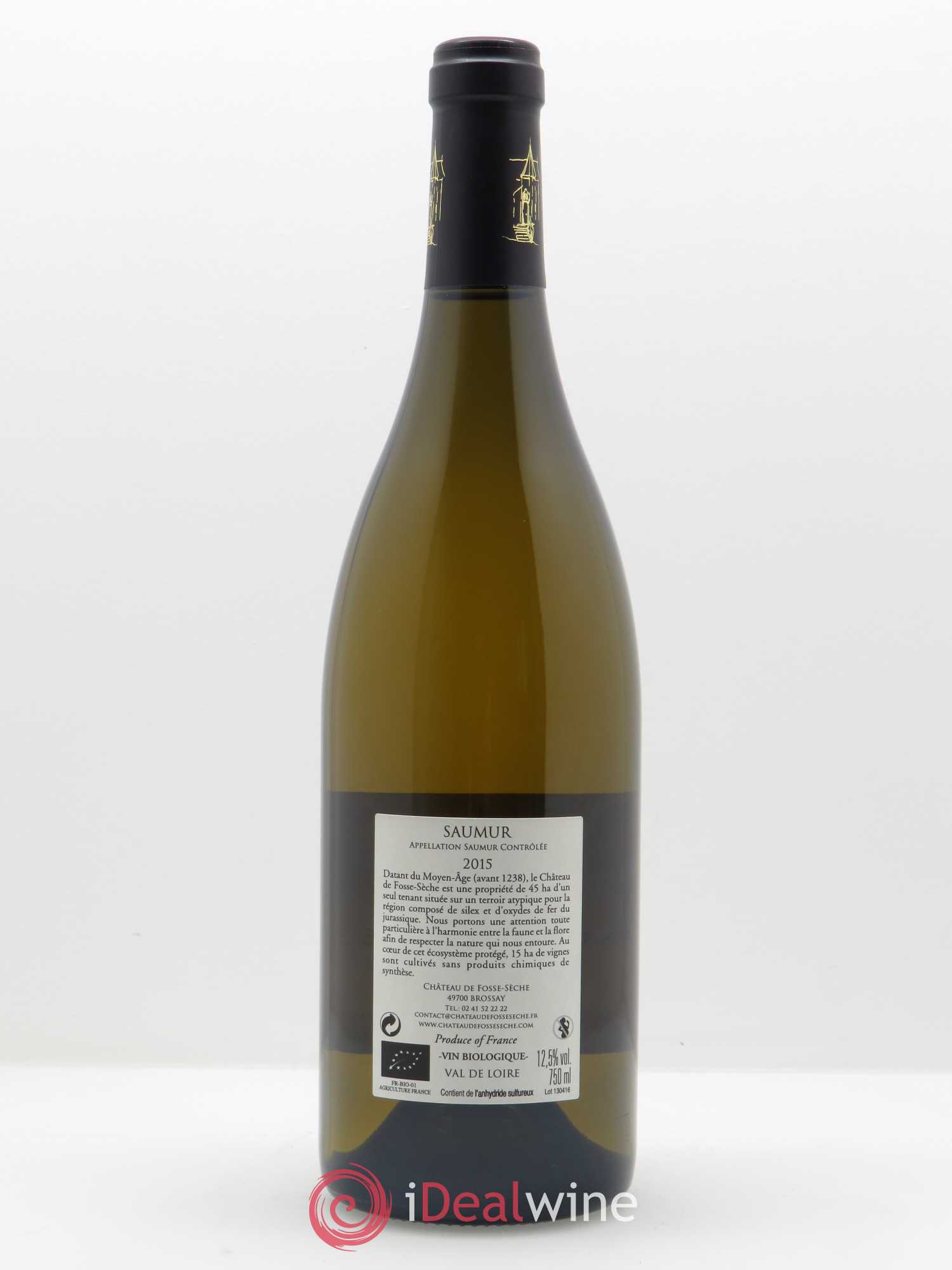 Saumur Arcane Château de Fosse-Sèche 2015 - Lot de 1 bouteille - 1