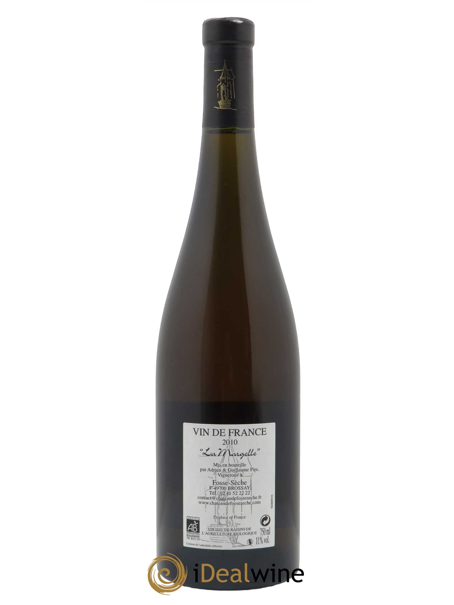 Vin de France La Margelle Château de Fosse-Sèche 2010 - Lot of 1 bottle - 1