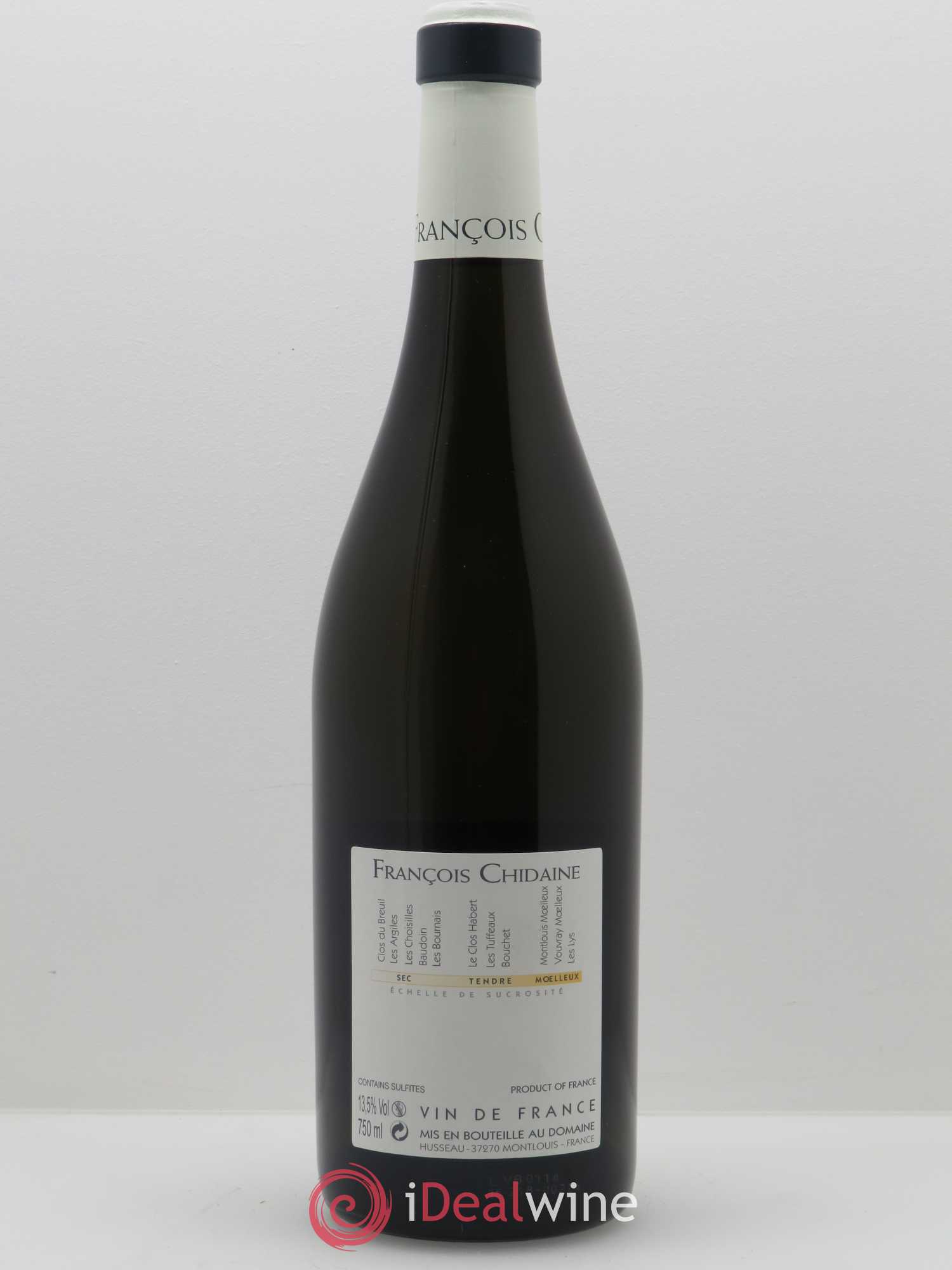 Vin de France Bouchet François Chidaine 2014 - Lot de 1 bouteille - 1