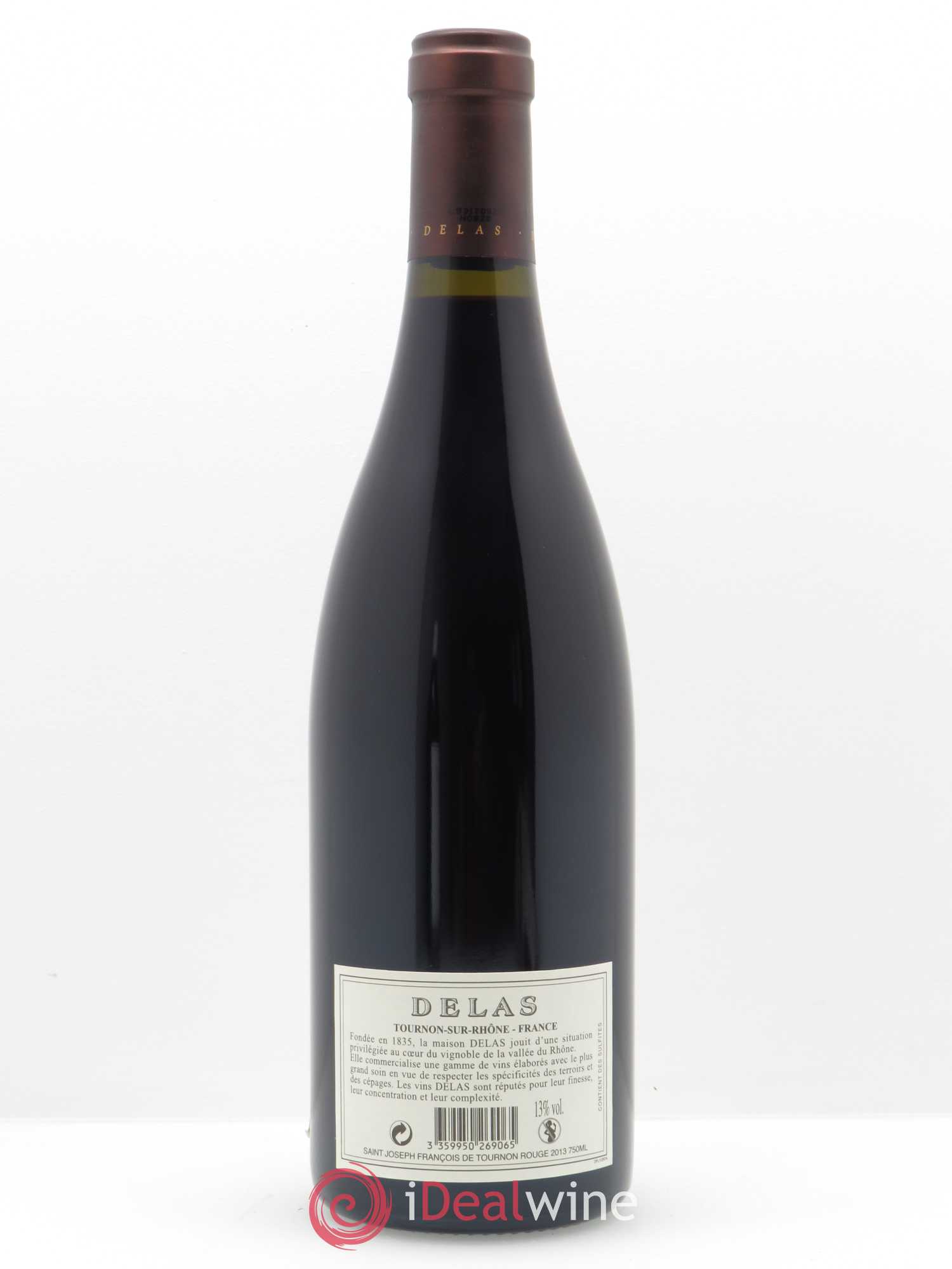 Saint-Joseph François de Tournon Delas Frères 2013 - Lot de 1 bouteille - 1