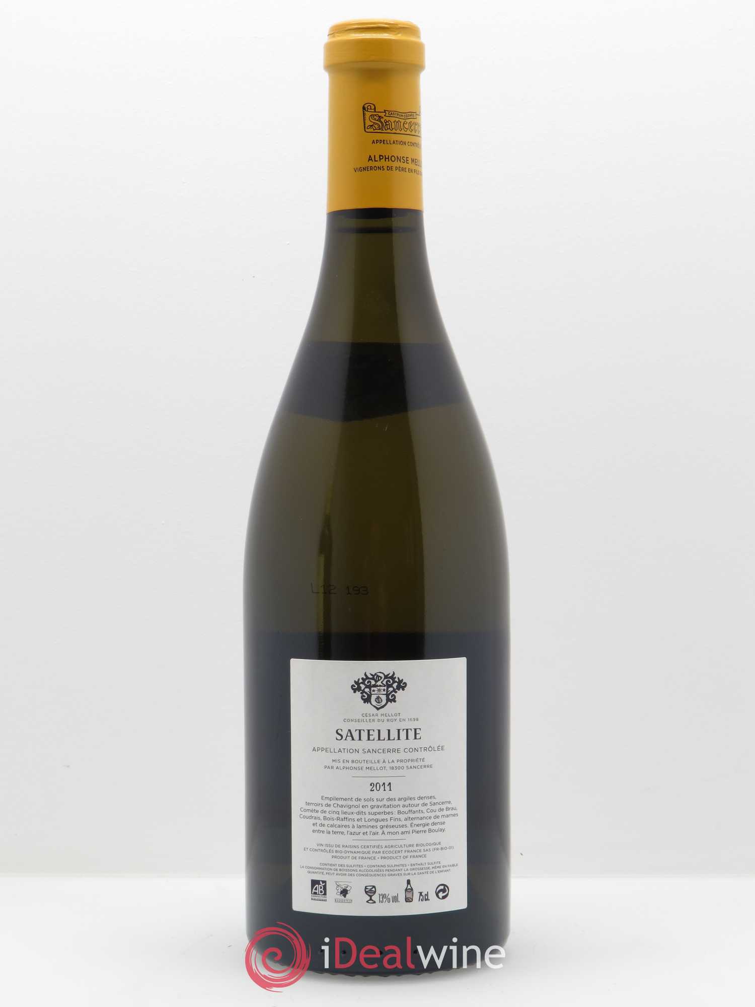 Sancerre Satellite Alphonse Mellot 2011 - Lot de 1 bouteille - 1