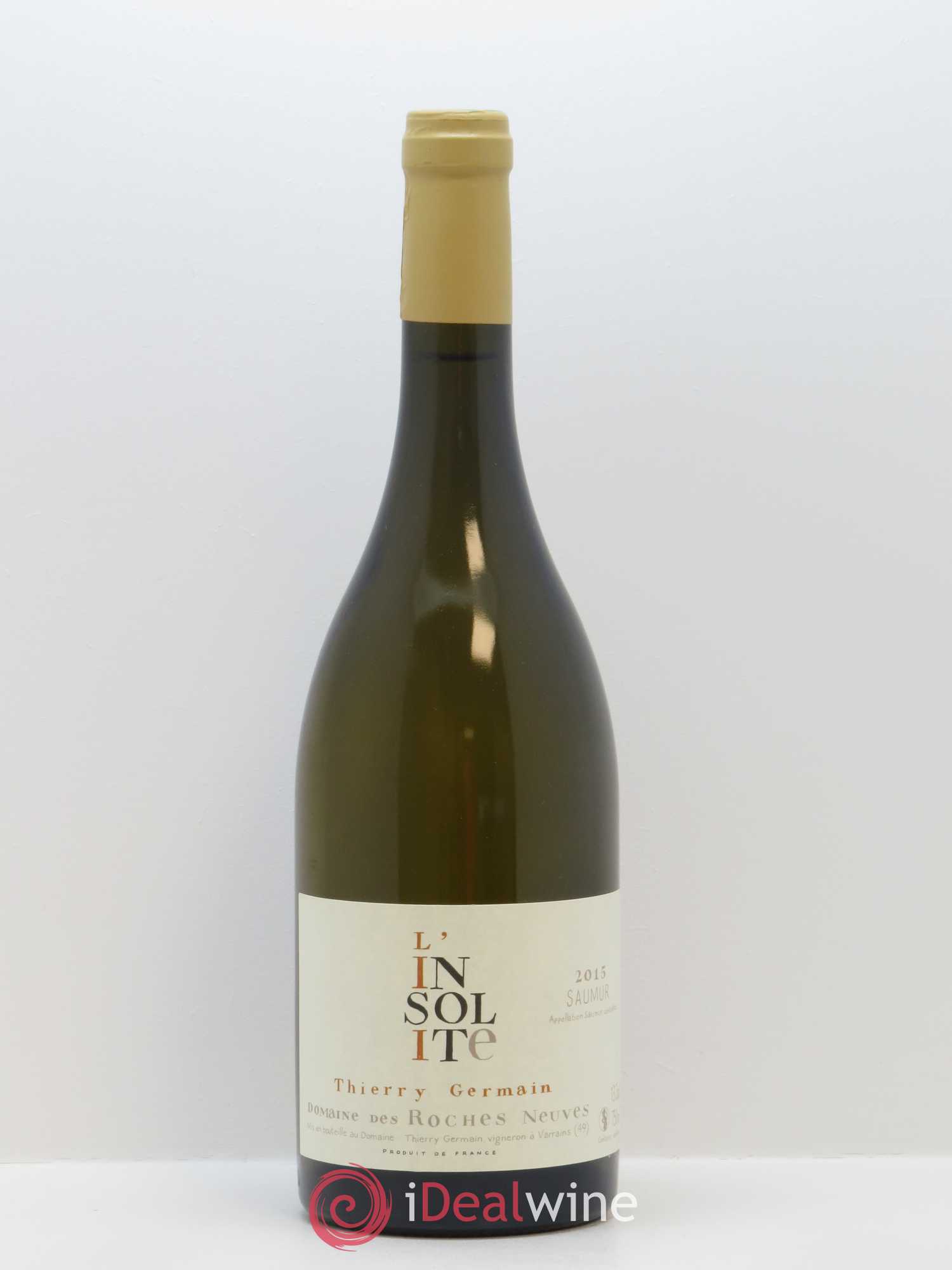 Saumur Insolite Domaine des Roches Neuves - Thierry Germain 2015 - Lot de 1 bouteille - 0