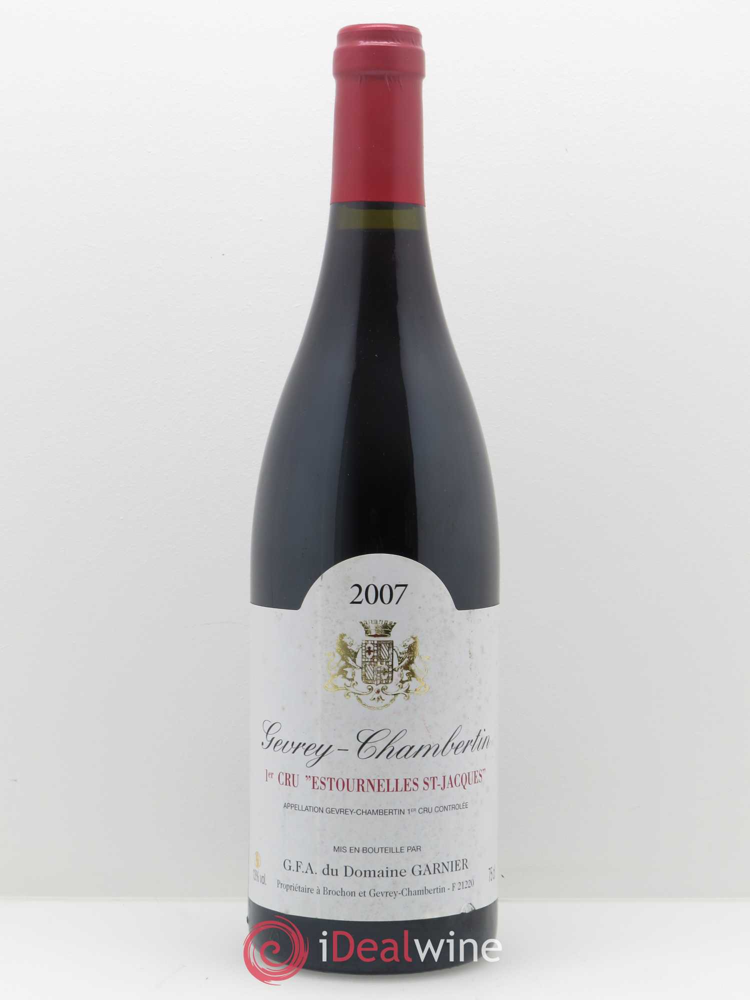 Gevrey-Chambertin 1er Cru Estournelles Saint-Jacques Garnier 2007 - Lot de 1 bouteille - 0