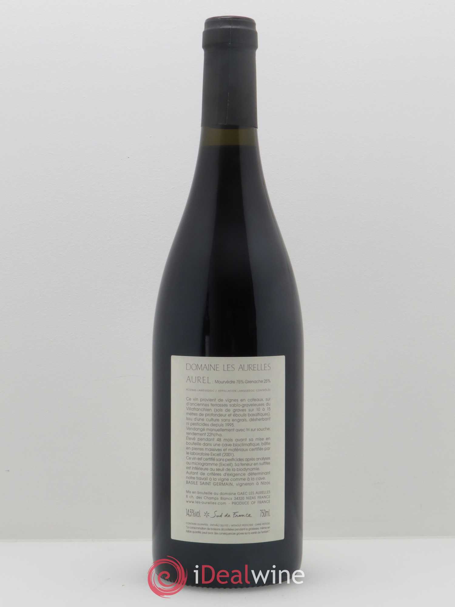 Languedoc Pézenas Aurel Domaine les Aurelles 2009 - Lot de 1 bouteille - 1