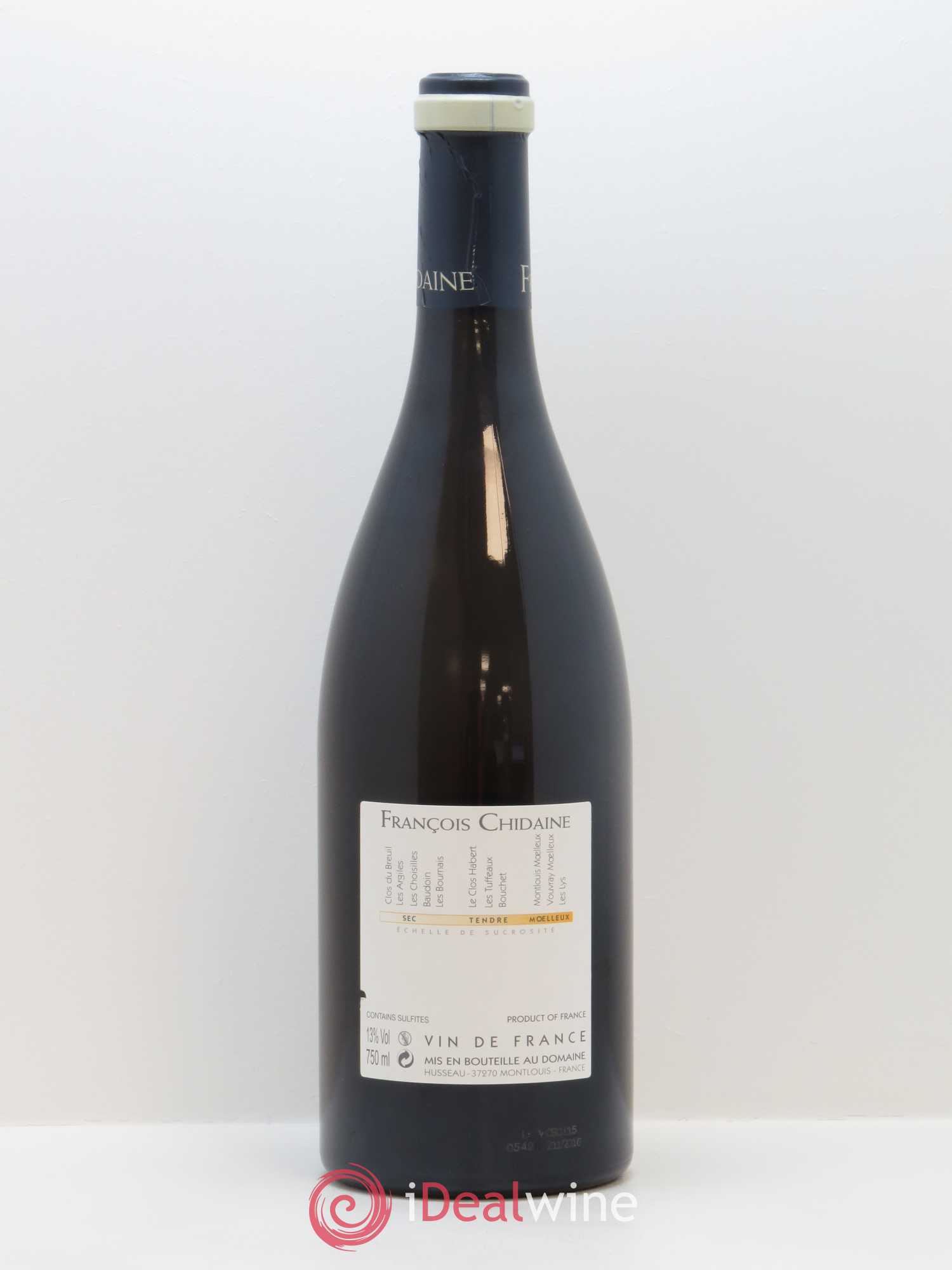 Vin de France Baudoin François Chidaine 2015 - Lot de 1 bouteille - 1