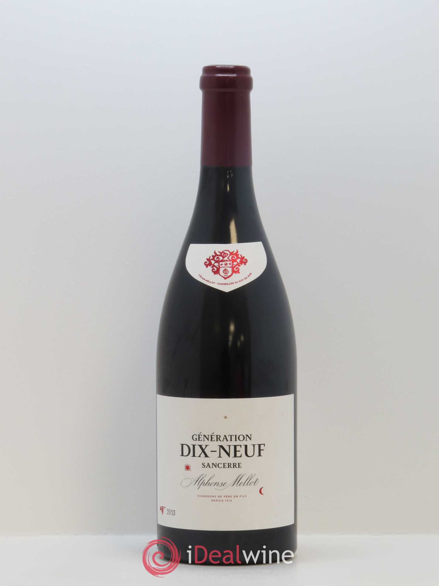Sancerre Génération XIX Alphonse Mellot 2013 - Lot de 1 bouteille - 0
