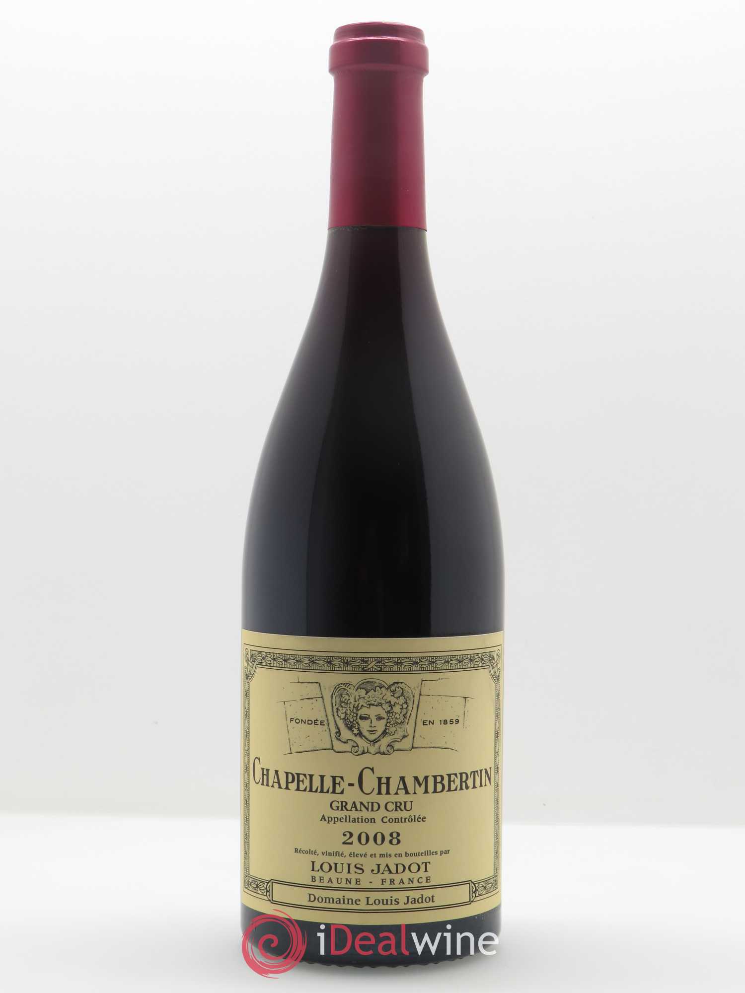 Chapelle-Chambertin Grand Cru Maison Louis Jadot 2008 - Lot de 1 bouteille - 0