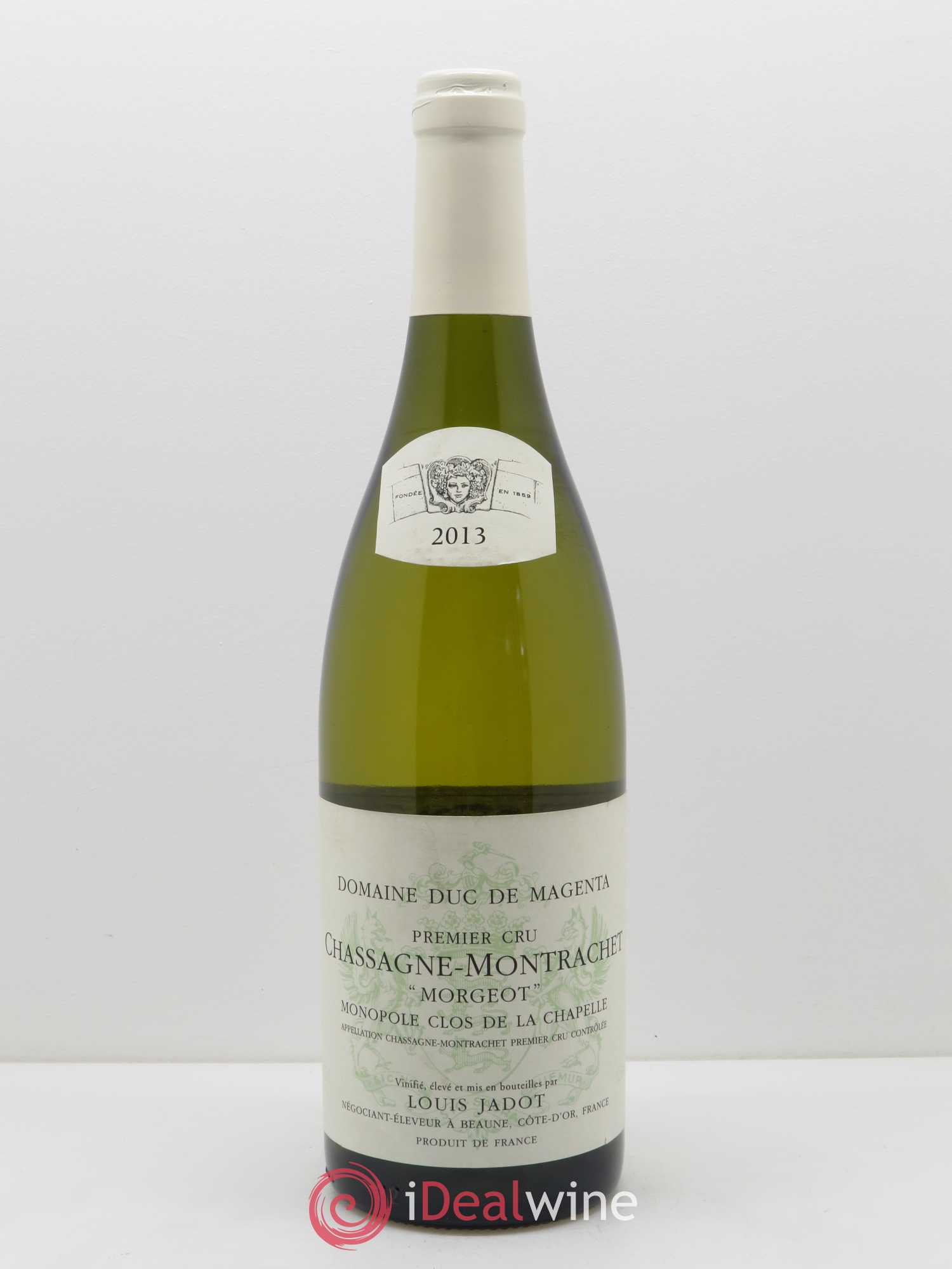 Chassagne-Montrachet 1er Cru Abbaye de Morgeot Domaine Louis Jadot 2013 - Lot de 1 bouteille - 0