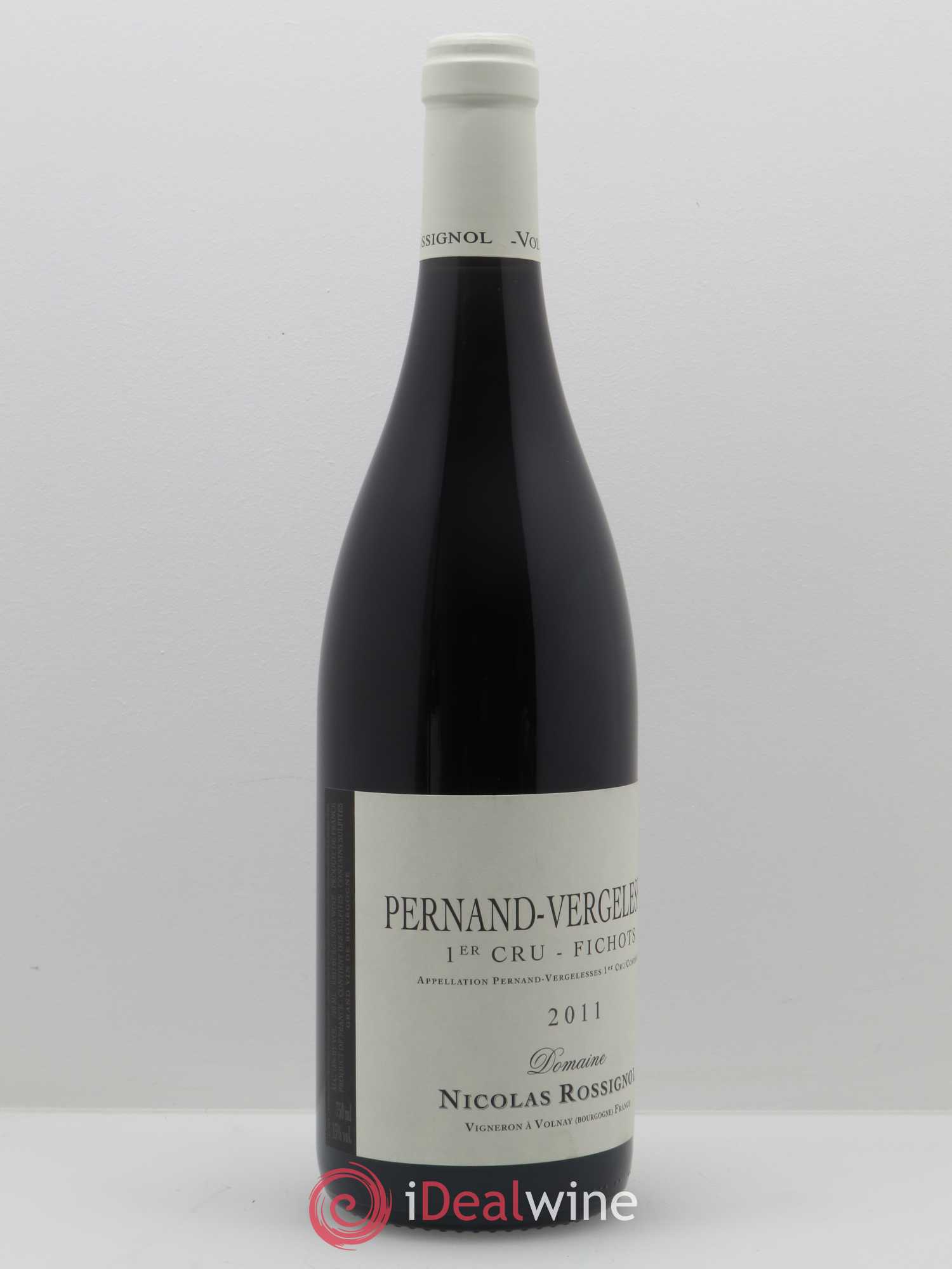 Pernand-Vergelesses 1er Cru Les Fichots Nicolas Rossignol 2011 - Lot de 1 bouteille - 1