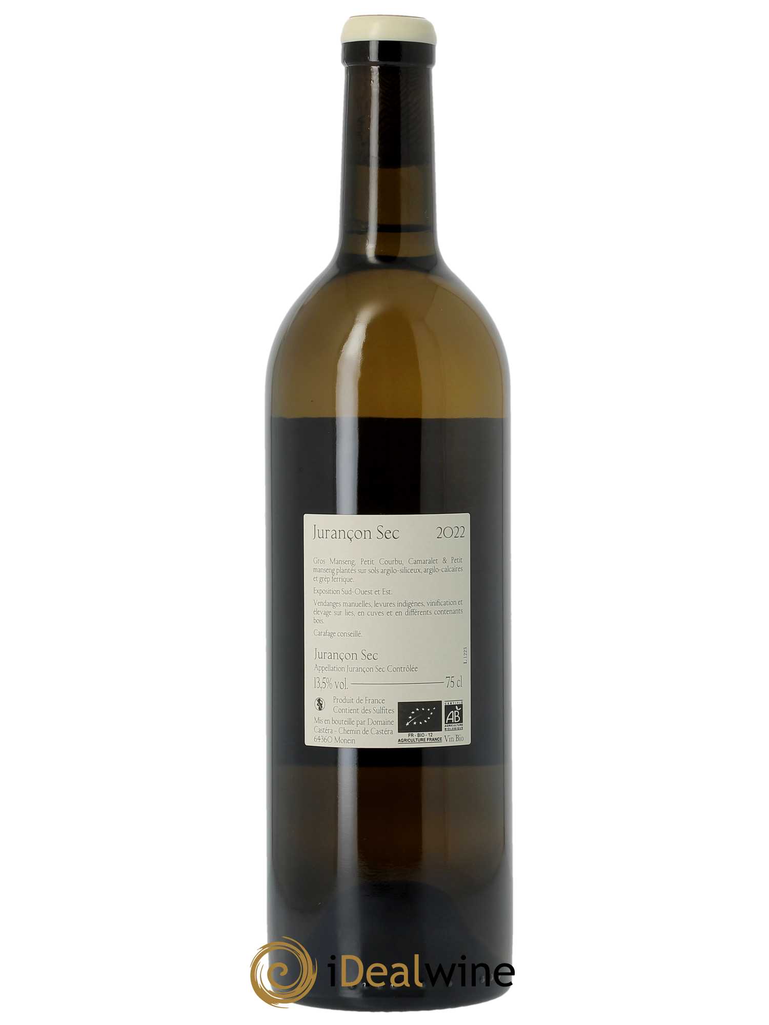 Jurançon Sec Castéra (Domaine) Franck Lihour 2022 - Lot of 1 bottle - 1