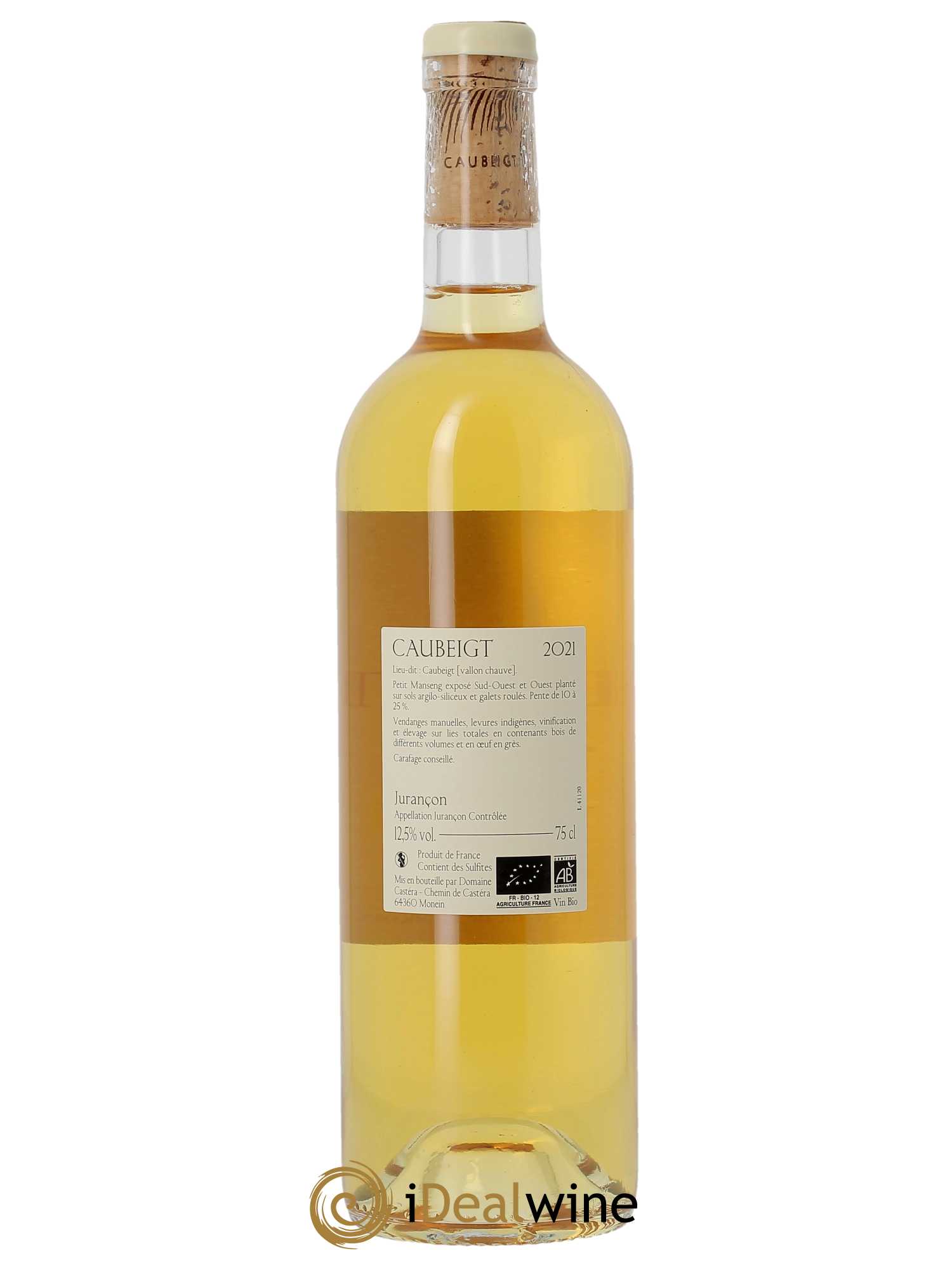 Jurançon Caubeigt Franck Lihour - Castéra (Domaine) 2021 - Lotto di 1 bottiglia - 1