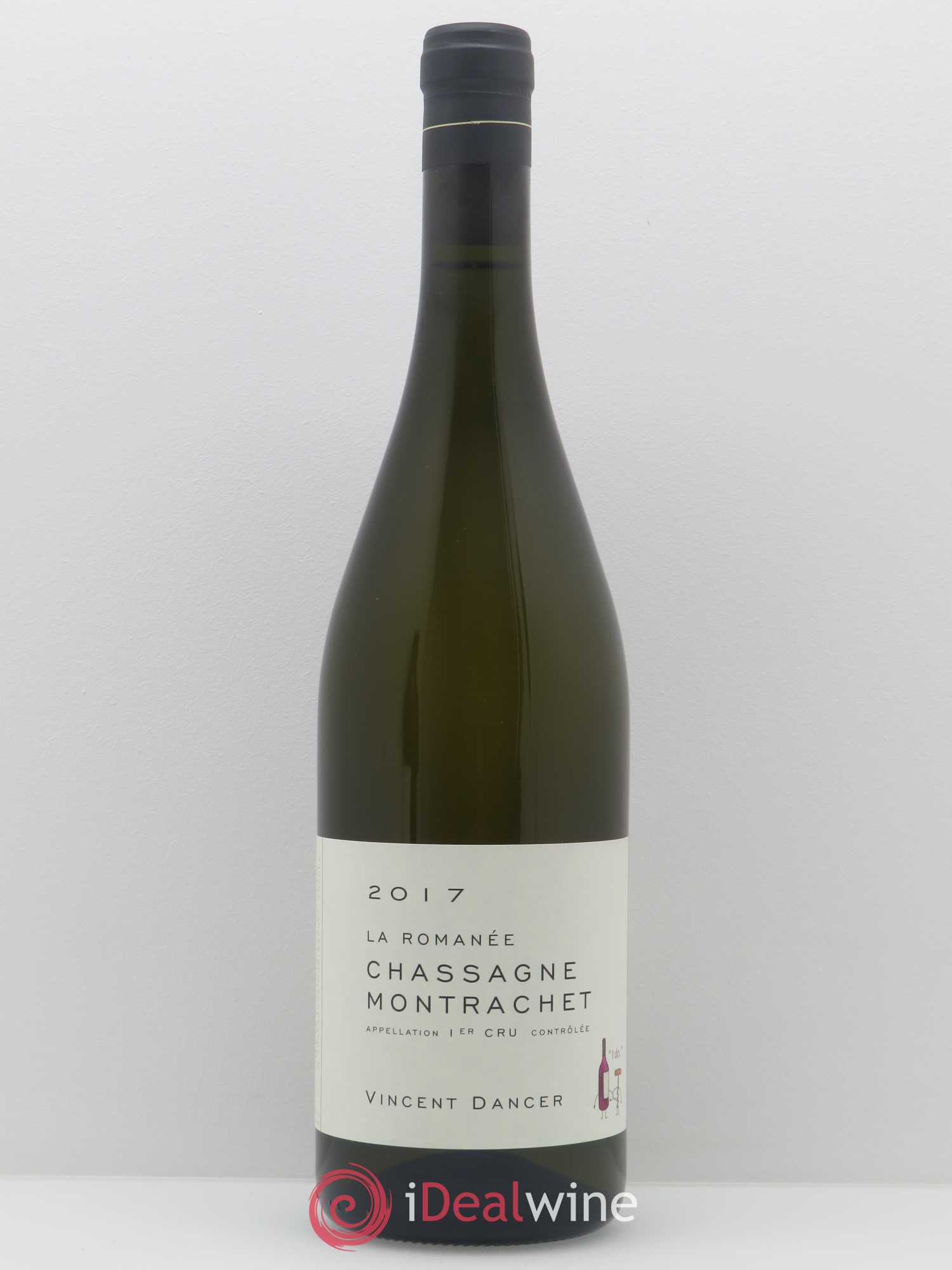 Chassagne-Montrachet 1er Cru La Romanée Vincent Dancer 2017 - Lot de 1 bouteille - 0