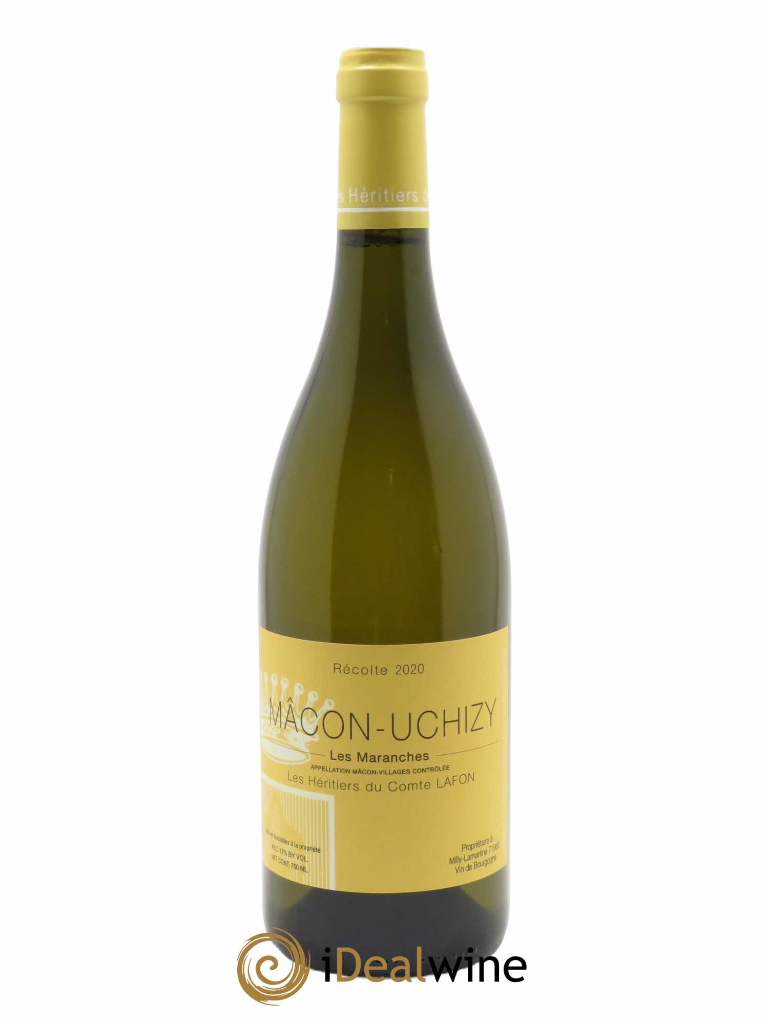 Mâcon Uchizy Les Maranches Héritiers du Comte Lafon (Domaine des) 2020 - Lot de 1 bouteille - 0