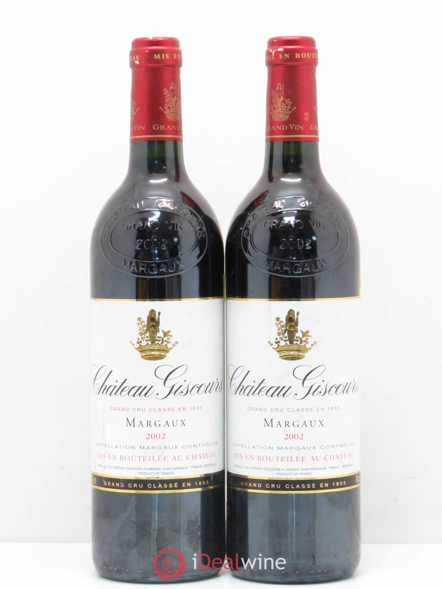 Château Giscours 3ème Grand Cru Classé 2002 - Lot de 2 bouteilles - 0