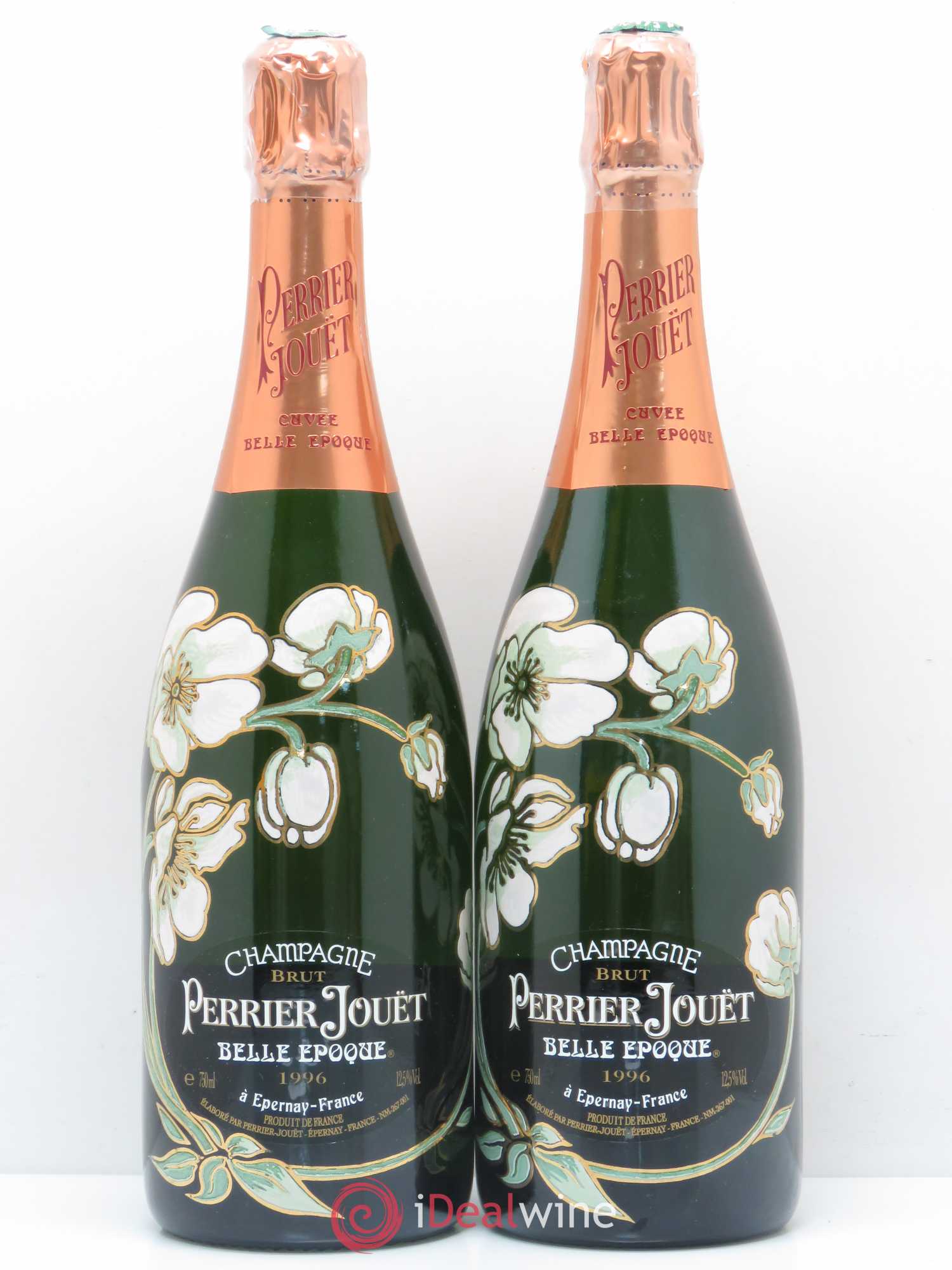 Cuvée Belle Epoque Brut Perrier-Jouët 1996 - Lot de 2 bouteilles - 0