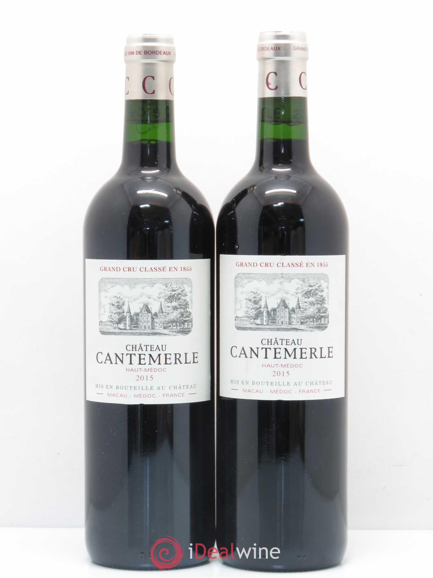 Château Cantemerle 5ème Grand Cru Classé 2015 - Lot de 2 bouteilles - 0