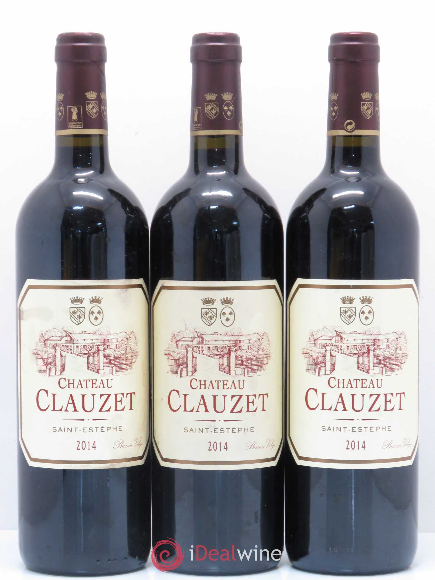 Château Clauzet 2014 - Lot de 3 bouteilles - 0