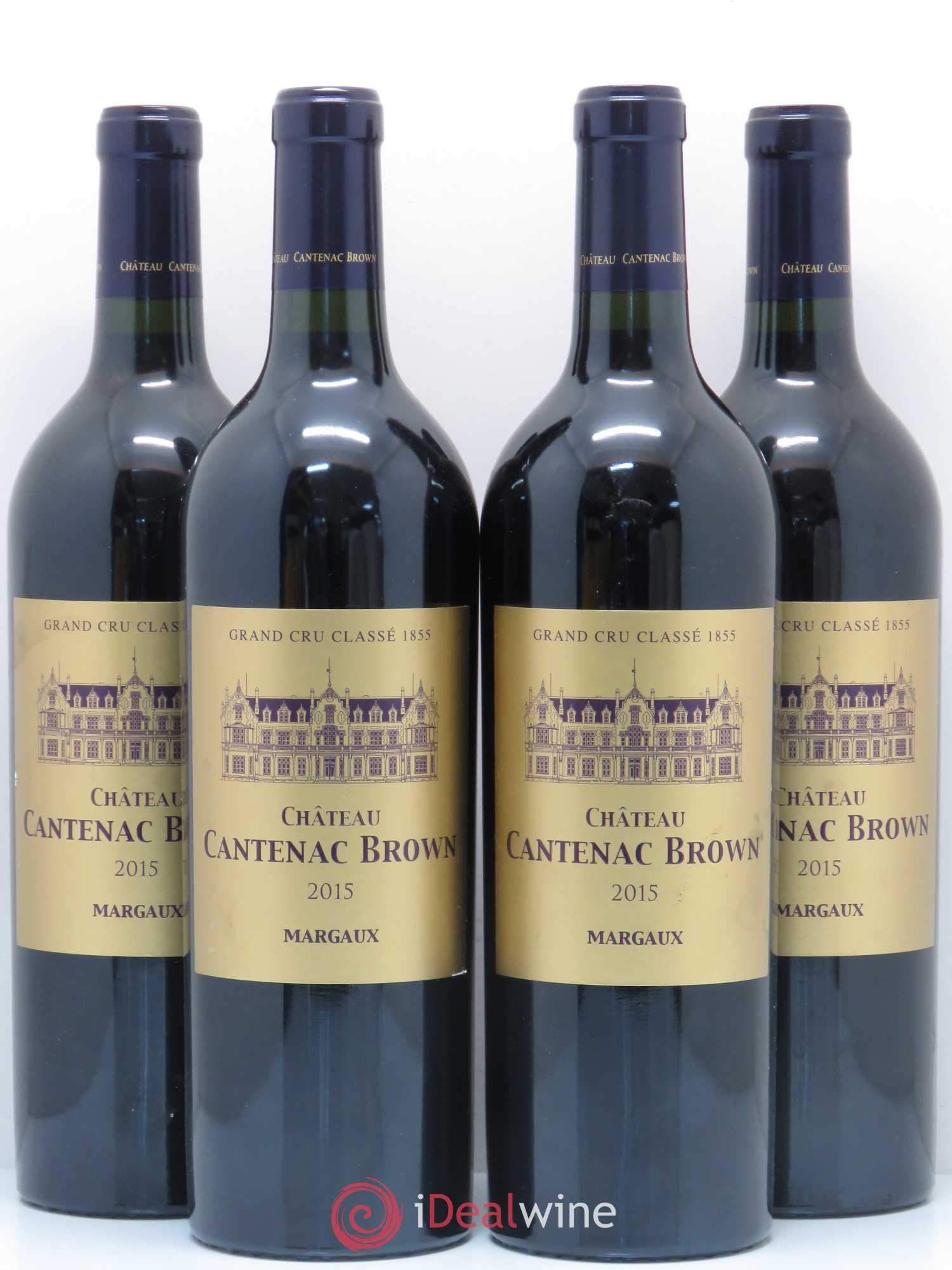 Château Cantenac Brown 3ème Grand Cru Classé 2015 - Lot de 4 bouteilles - 0