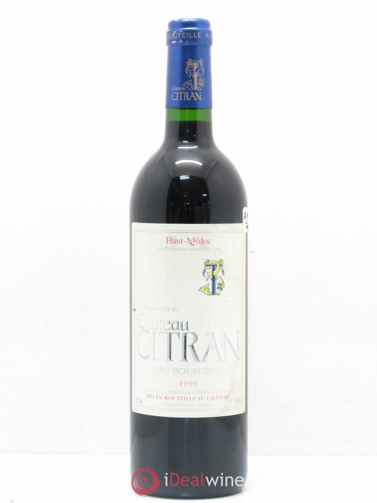 Château Citran Cru Bourgeois 1999 - Lot de 1 bouteille - 0