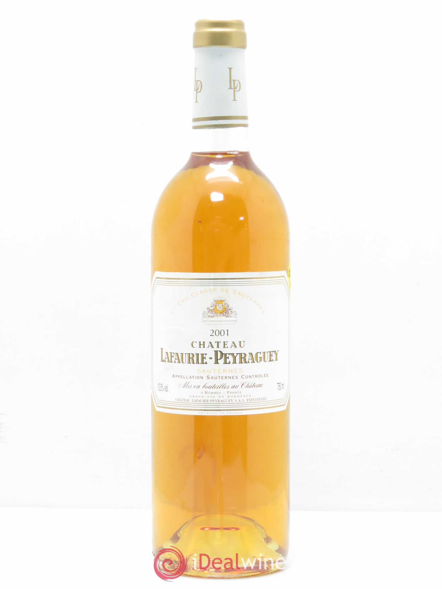 Château Lafaurie-Peyraguey 1er Grand Cru Classé 2001 - Lotto di 1 bottiglia - 0