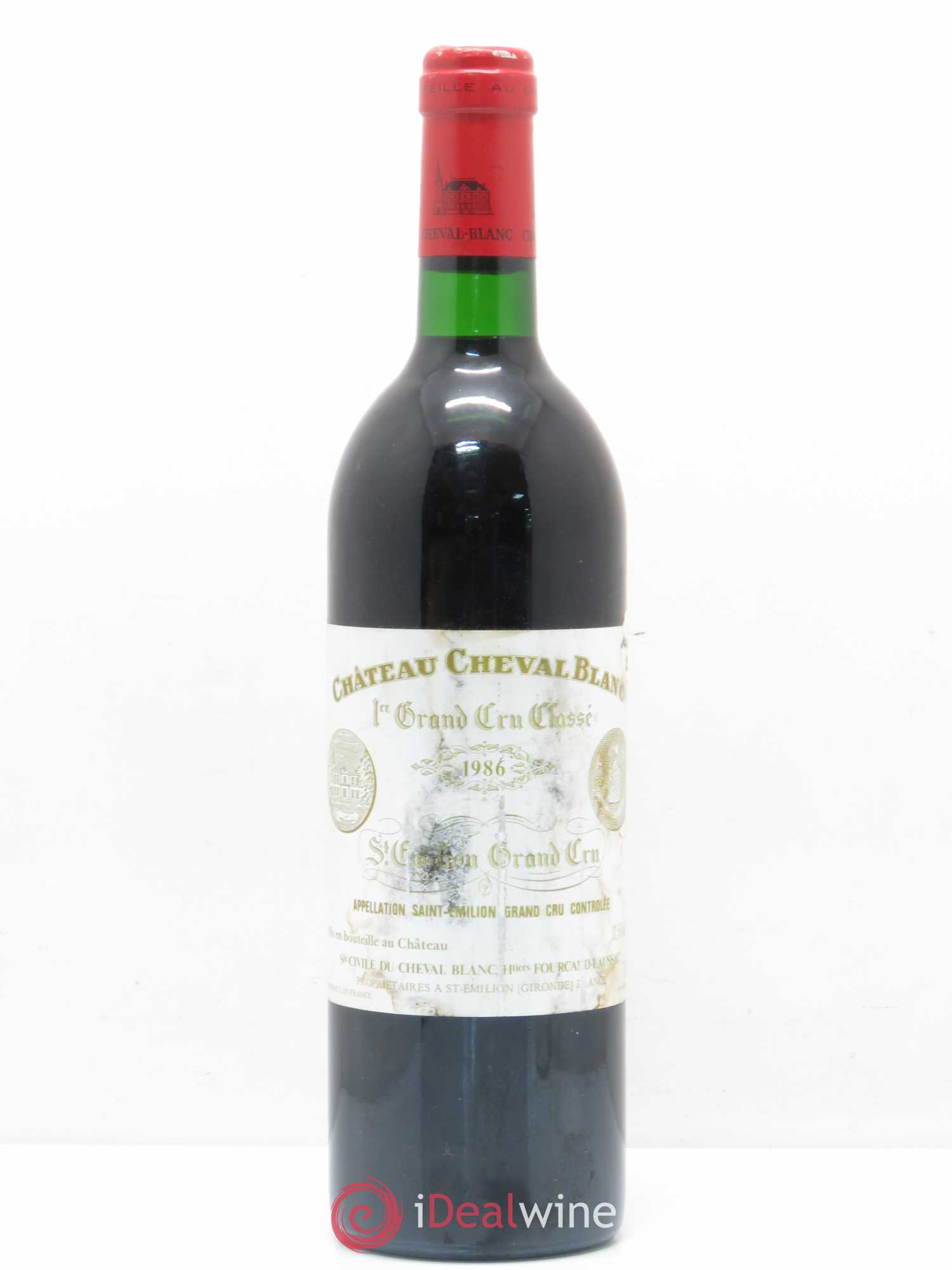 Château Cheval Blanc 1er Grand Cru Classé A 1986 - Lot de 1 bouteille - 0