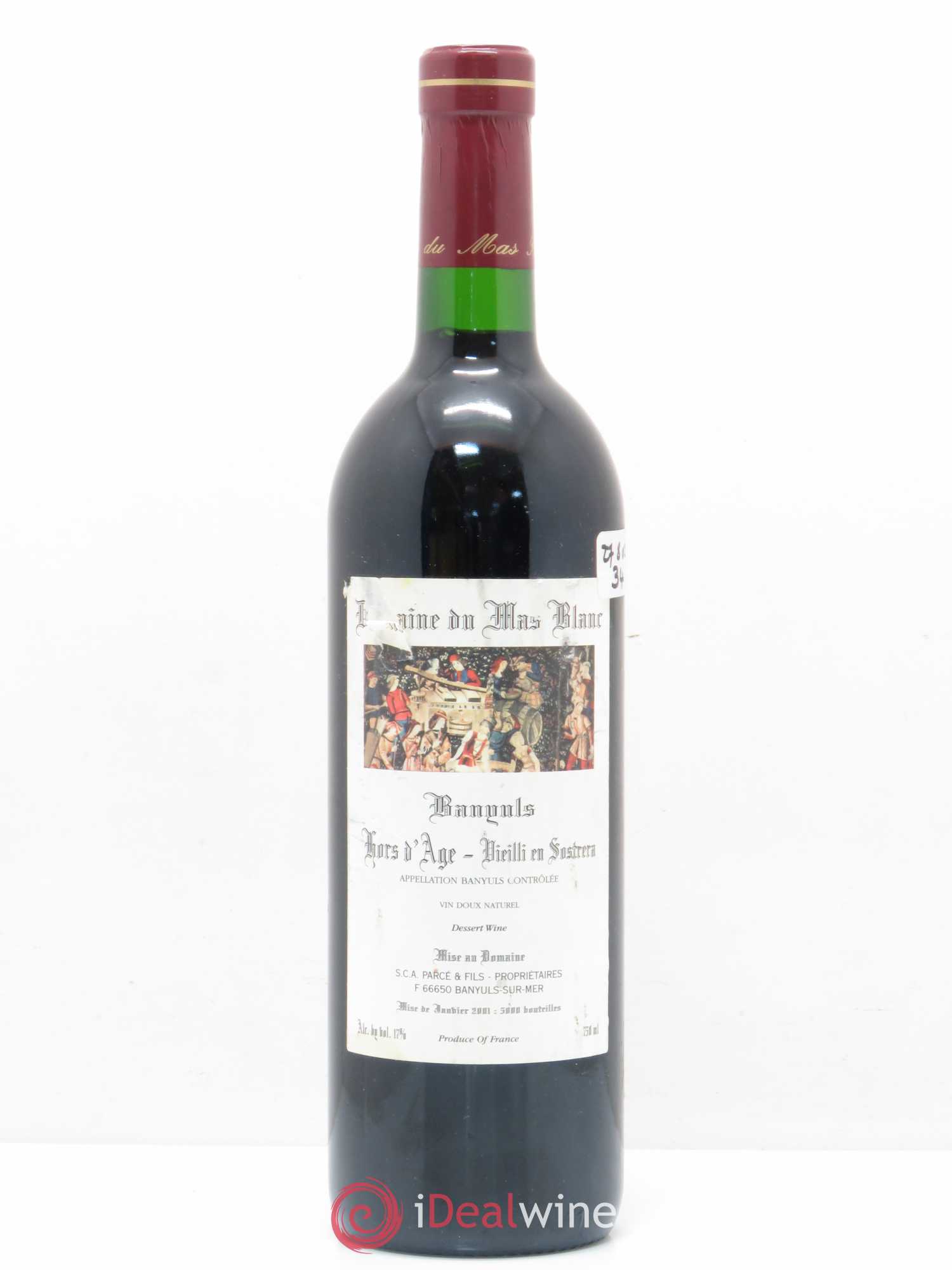 Banyuls Hors d'Age Vieilli en Sostrera - Lot de 1 bouteille - 0