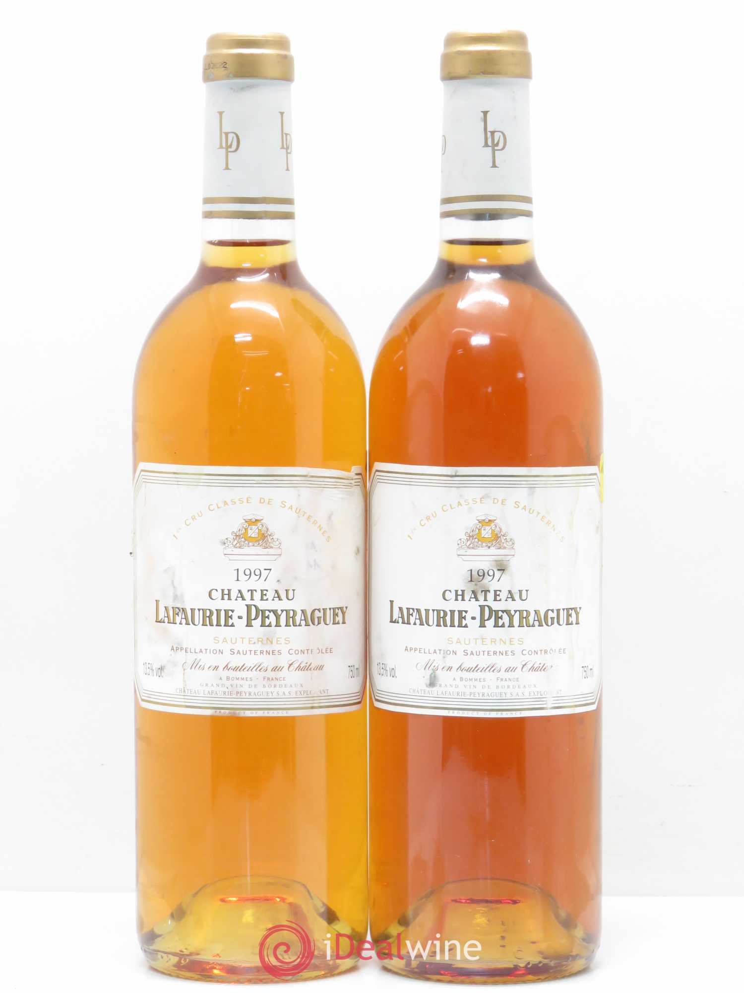 Château Lafaurie-Peyraguey 1er Grand Cru Classé 1997 - Lot de 2 bouteilles - 0