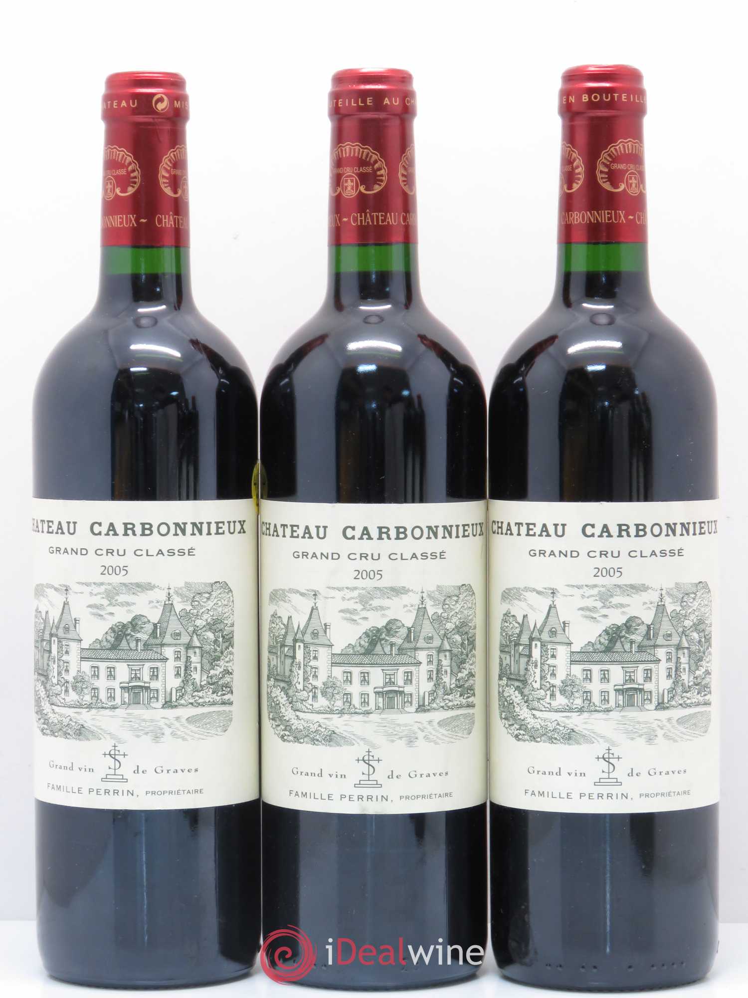 Château Carbonnieux Cru Classé de Graves 2005 - Lot de 6 bouteilles - 1