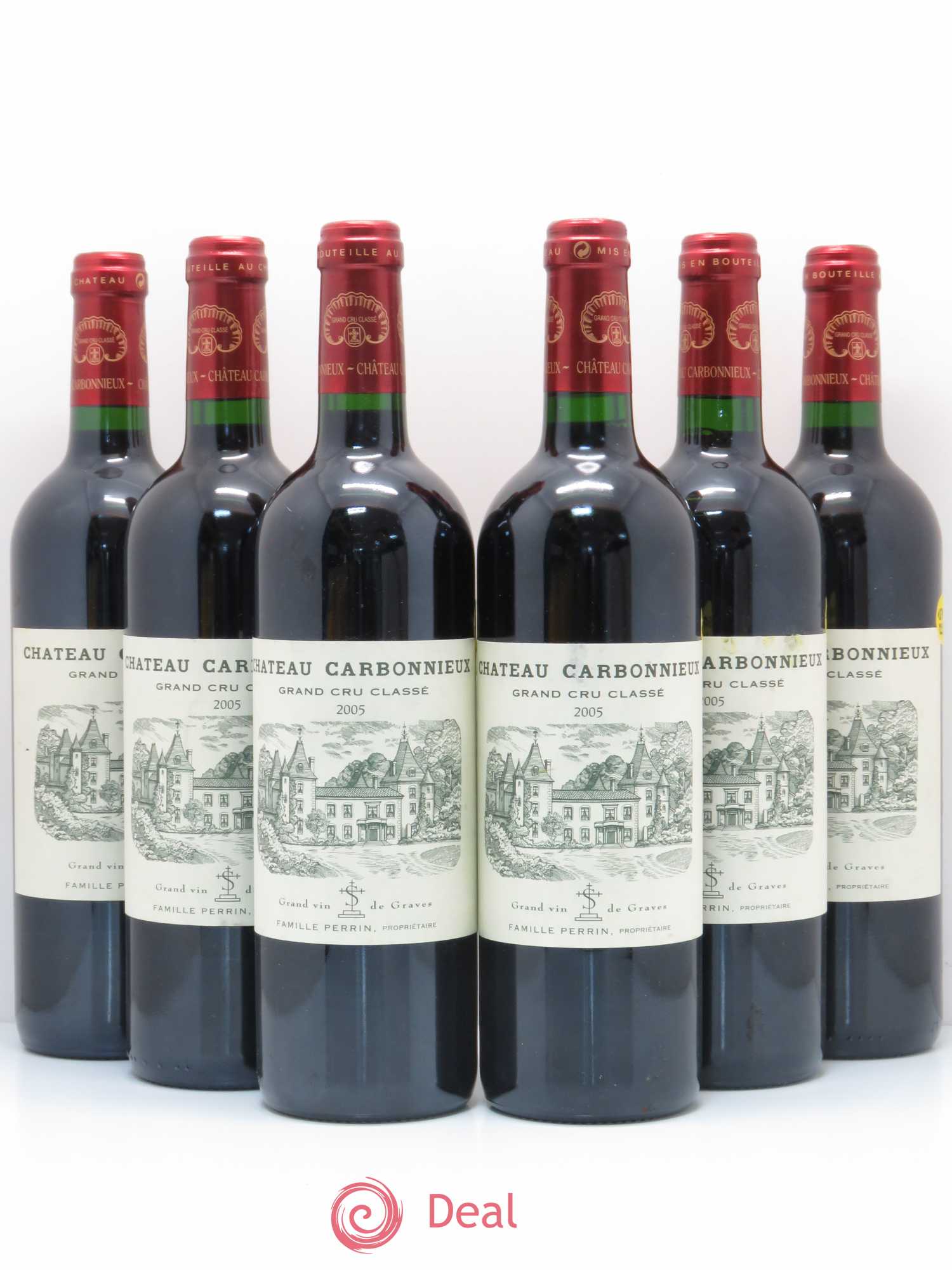 Château Carbonnieux Cru Classé de Graves 2005 - Lot de 6 bouteilles - 0