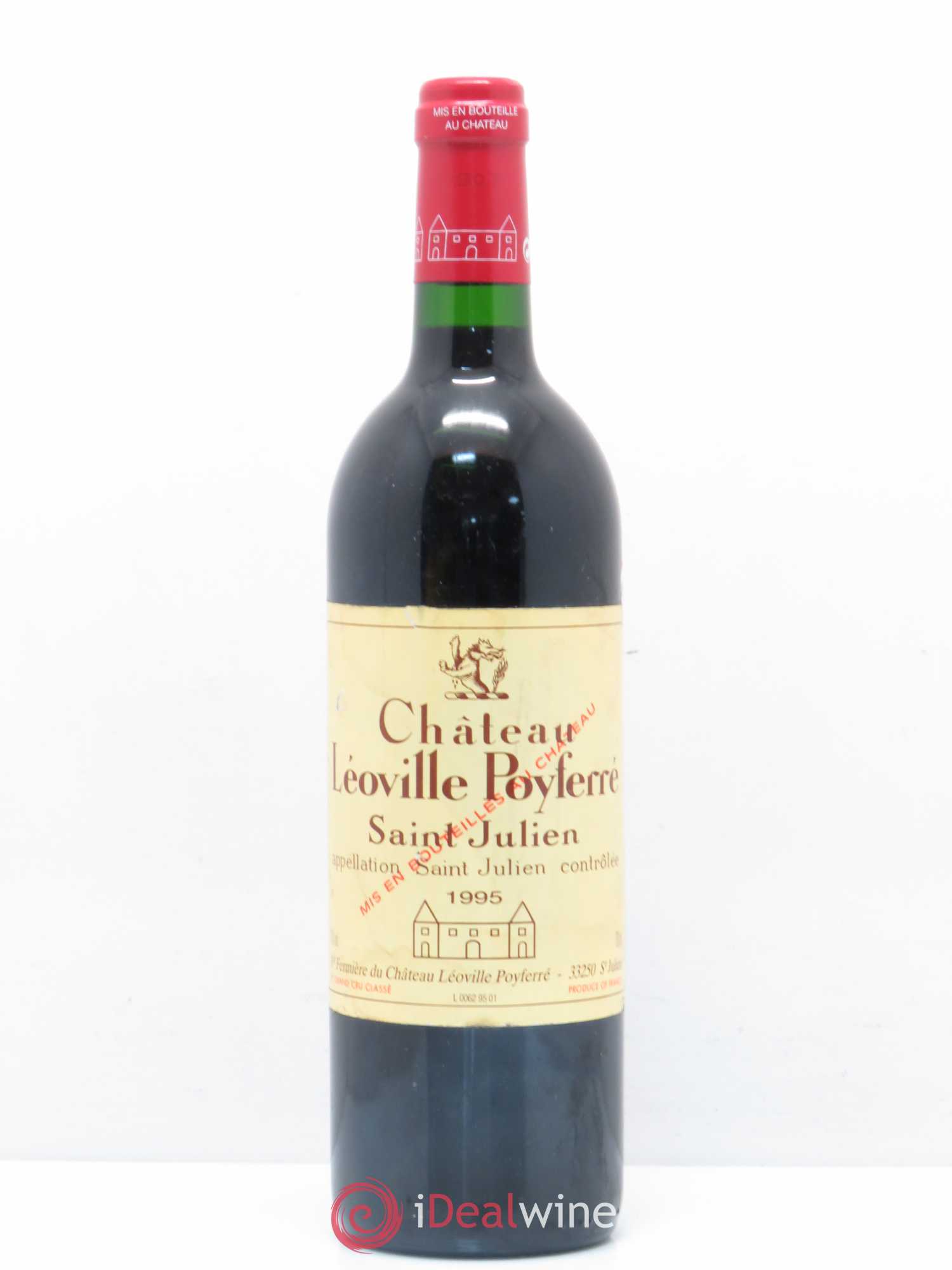Château Léoville Poyferré 2ème Grand Cru Classé 1995 - Lot de 1 bouteille - 0