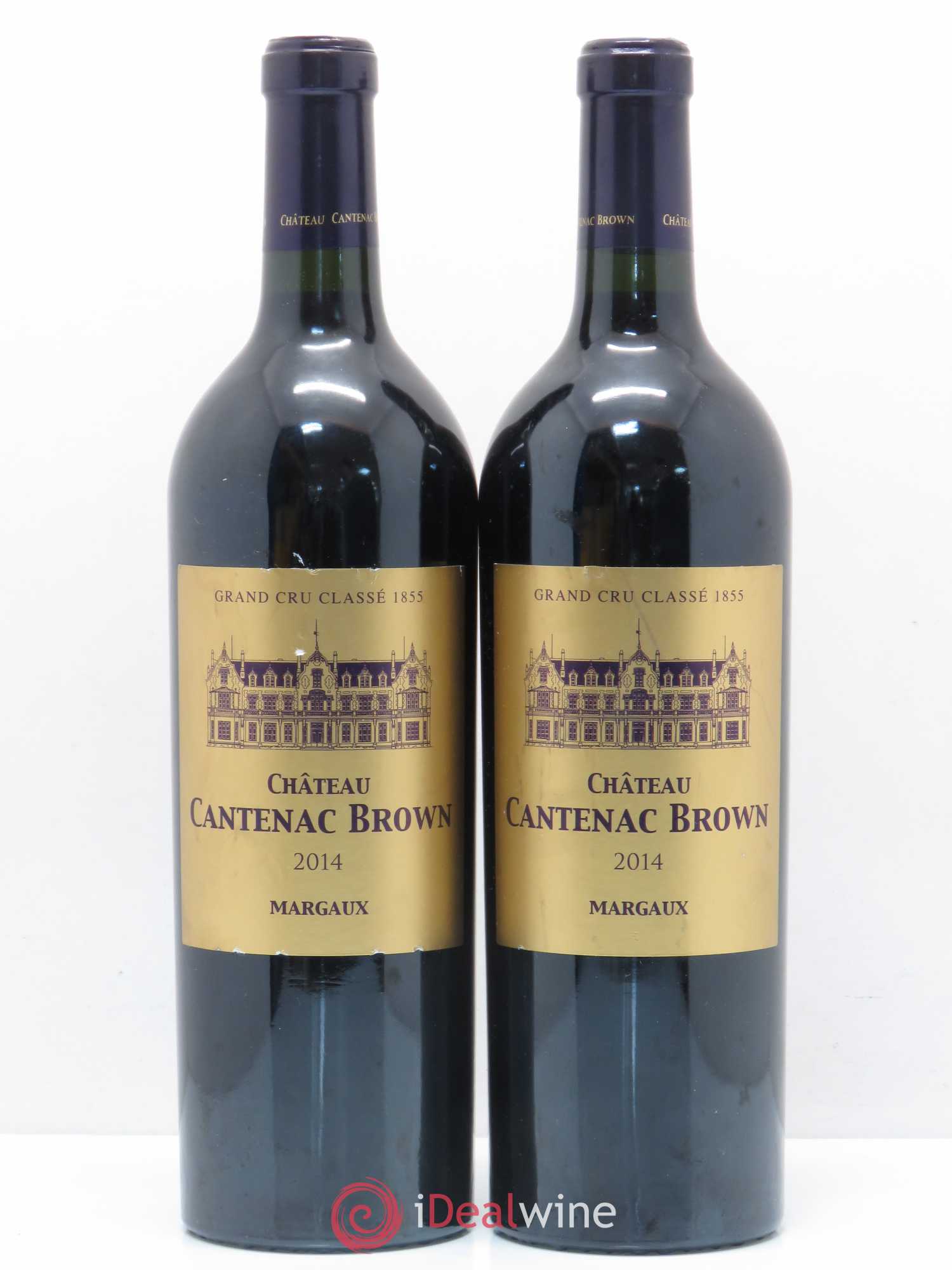 Château Cantenac Brown 3ème Grand Cru Classé 2014 - Lot de 2 bouteilles - 0