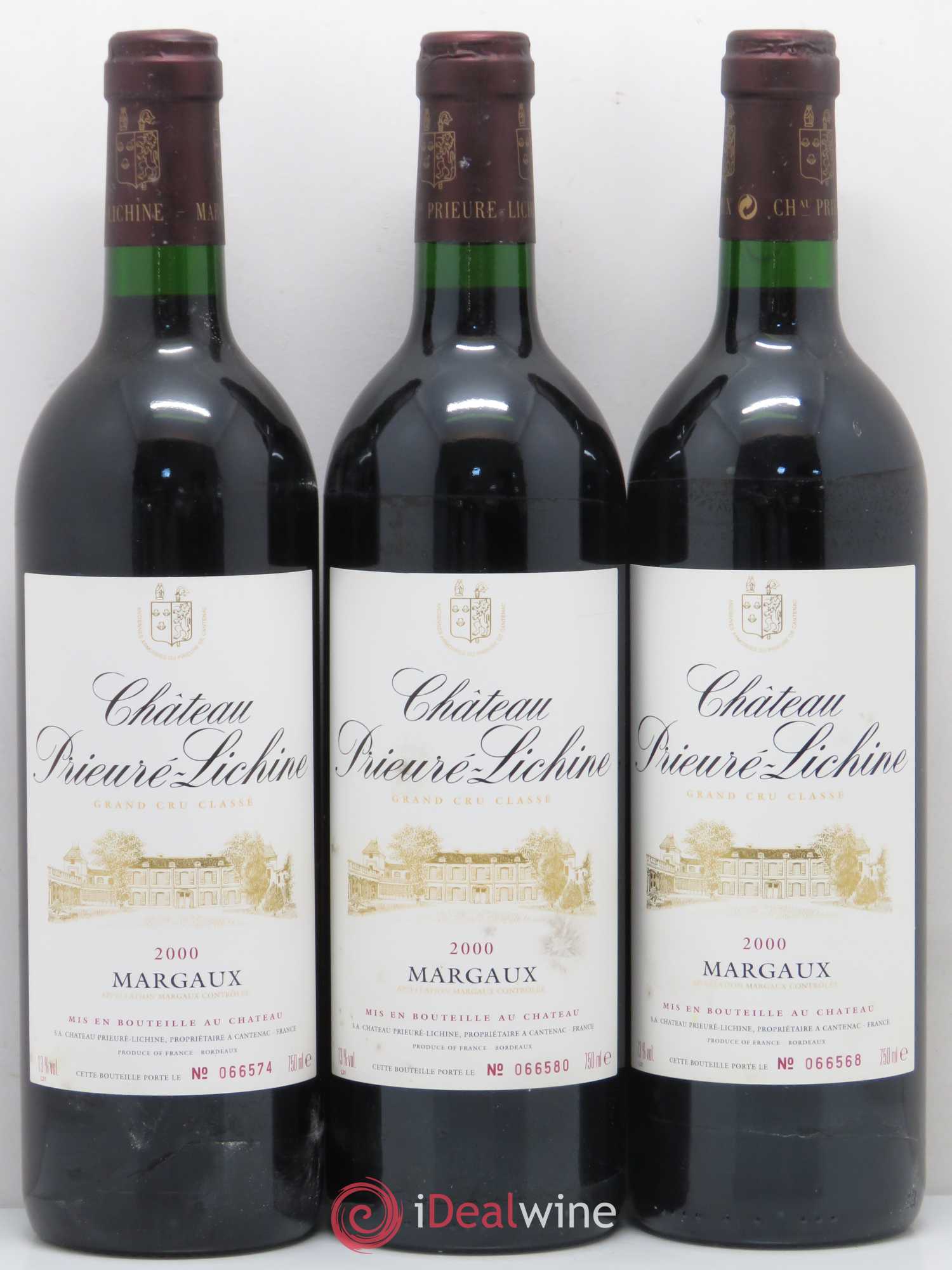 Château Prieuré Lichine 4ème Grand Cru Classé 2000 - Lot de 12 bouteilles - 2