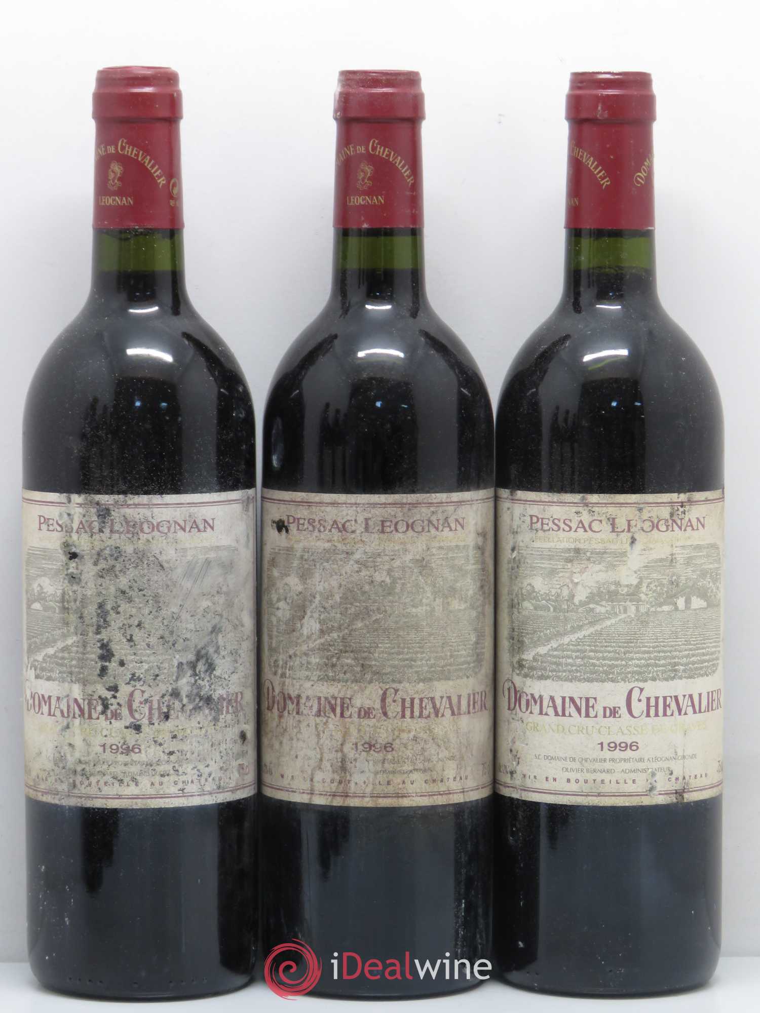 Domaine de Chevalier Cru Classé de Graves 1996 - Lot de 6 bouteilles - 1
